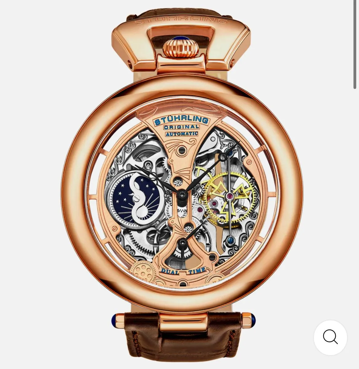Product image for Stuhrling Emperor’s Grandeur 3919 Automatic 49mm Skeleton