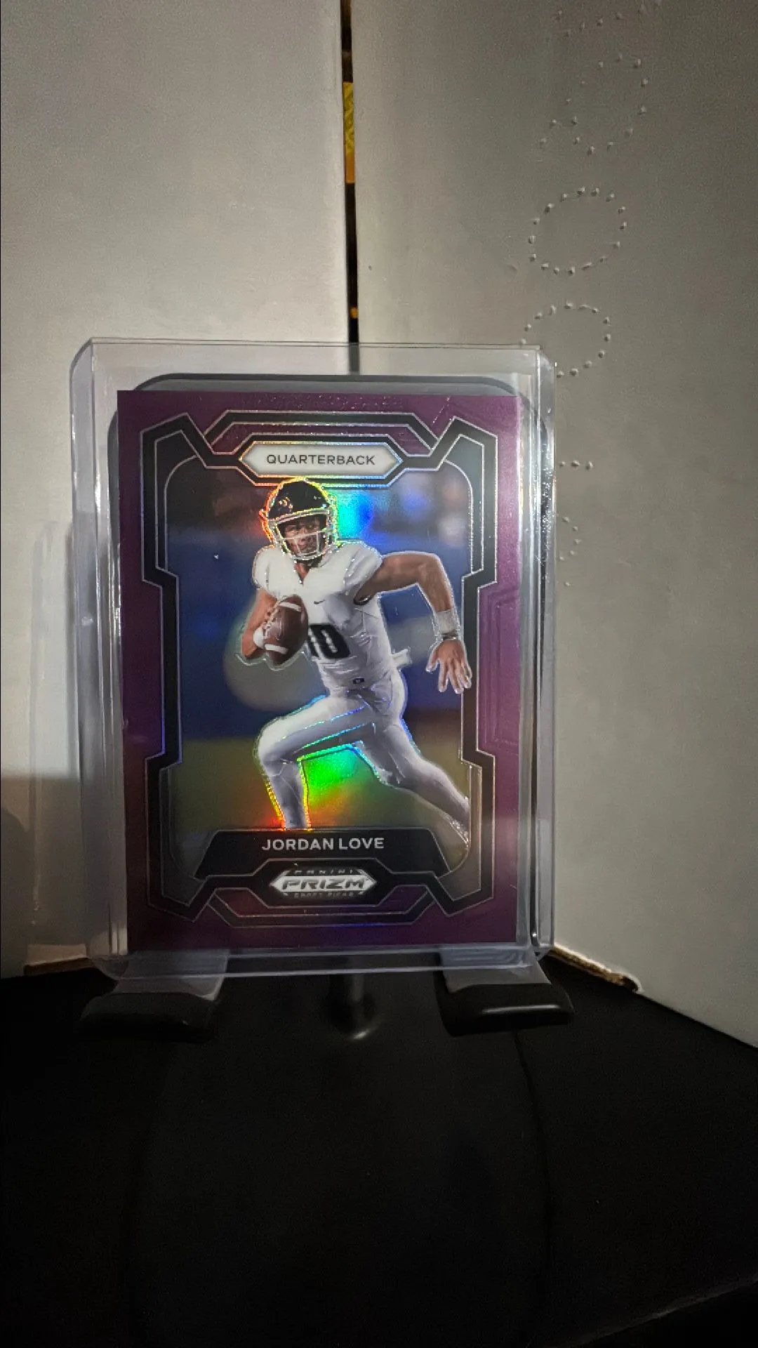 Product image for 2024 Panini Prizm Draft Picks Football Jordan Love Purple /75
