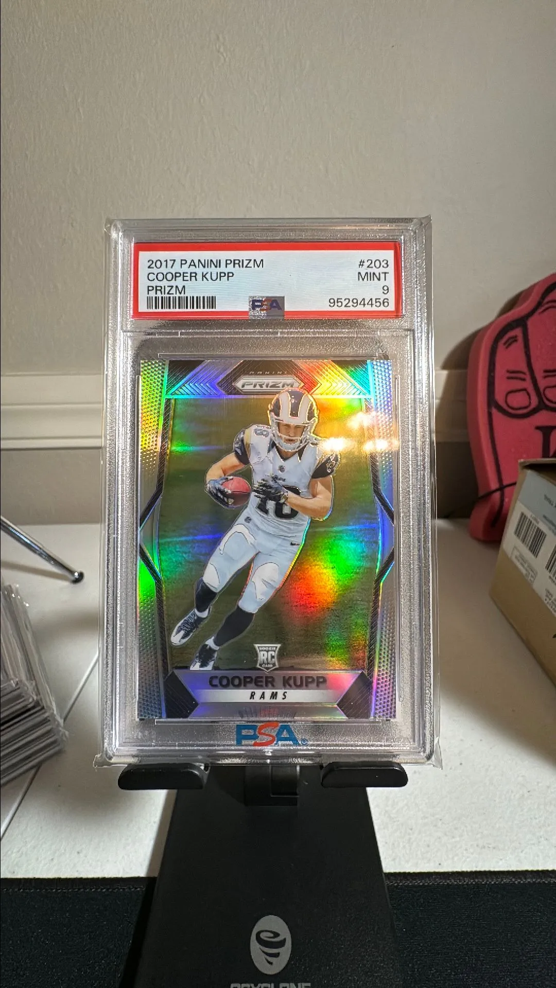 Product image for 2017 Panini Prizm Cooper Kupp 203 Prizm PSA MINT 9