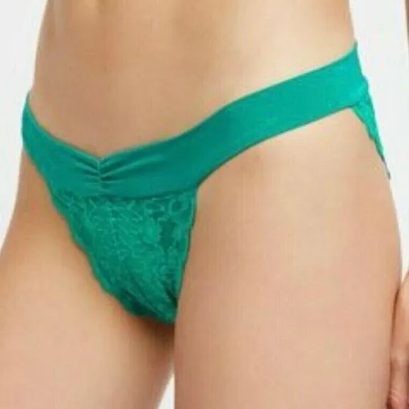 Product image for BIN: NWT Free People Intimately Emerald Lace Panty -  S