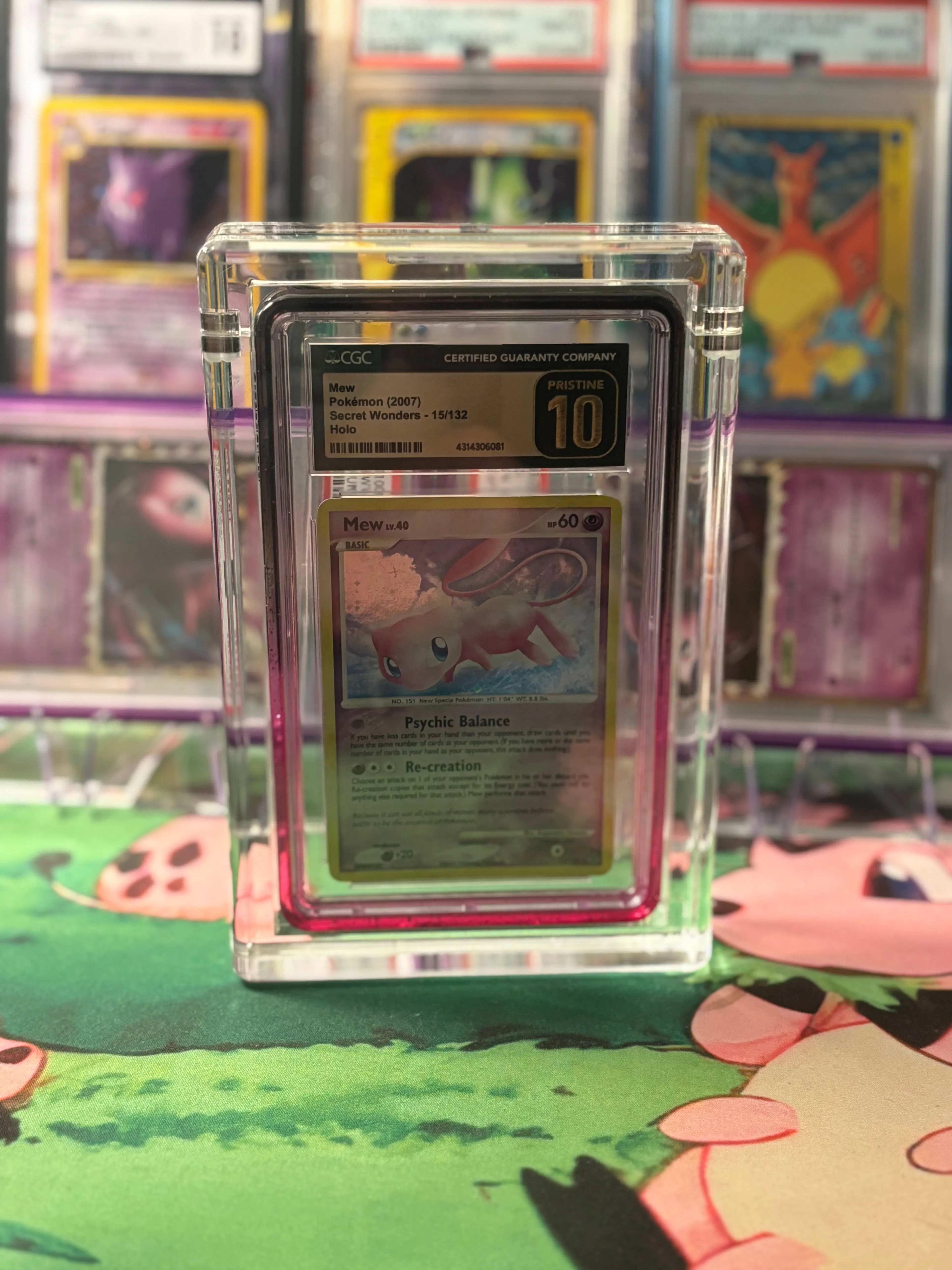 Product image for MEW 🌀 HOLO w/BLEED 🩸 CGC PRISTINE 10   *POP 1*