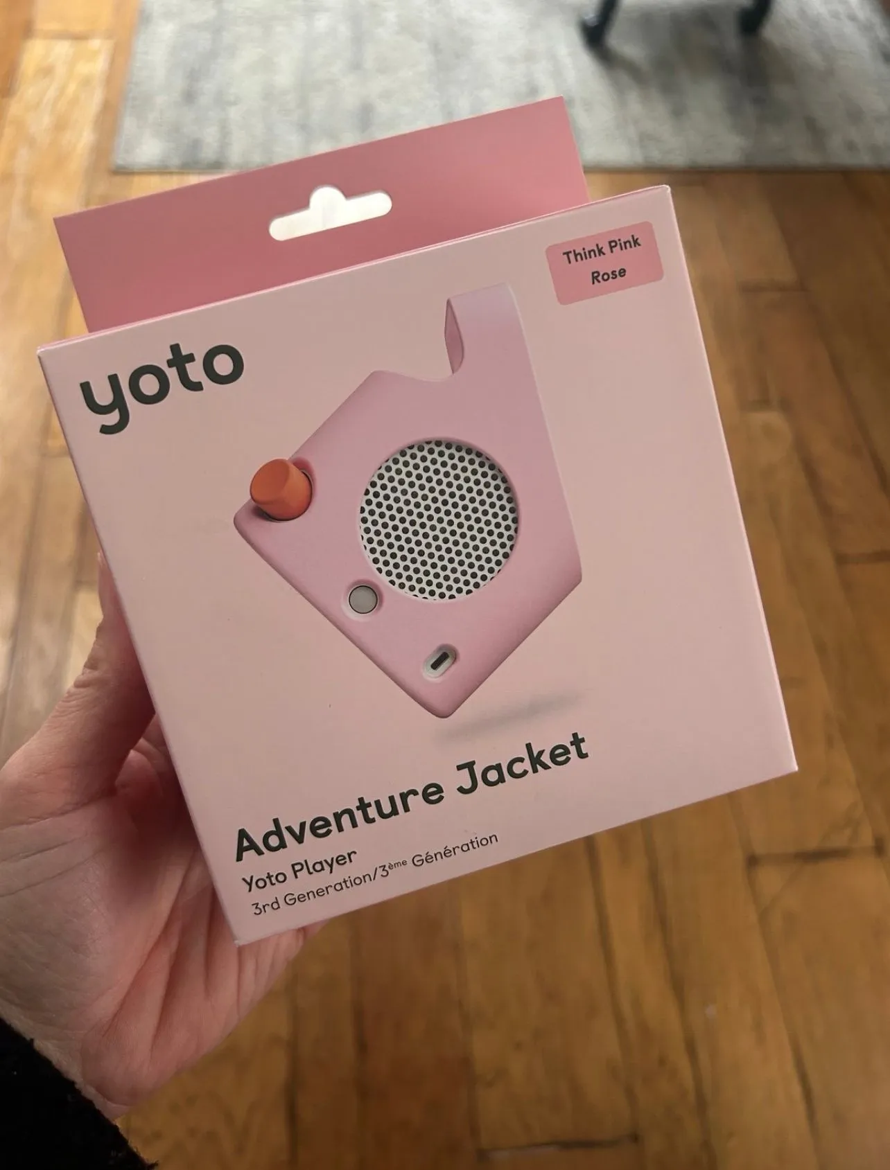 Product image for Yoto Adventure Jacket in Think Pink (3rd Gen.)