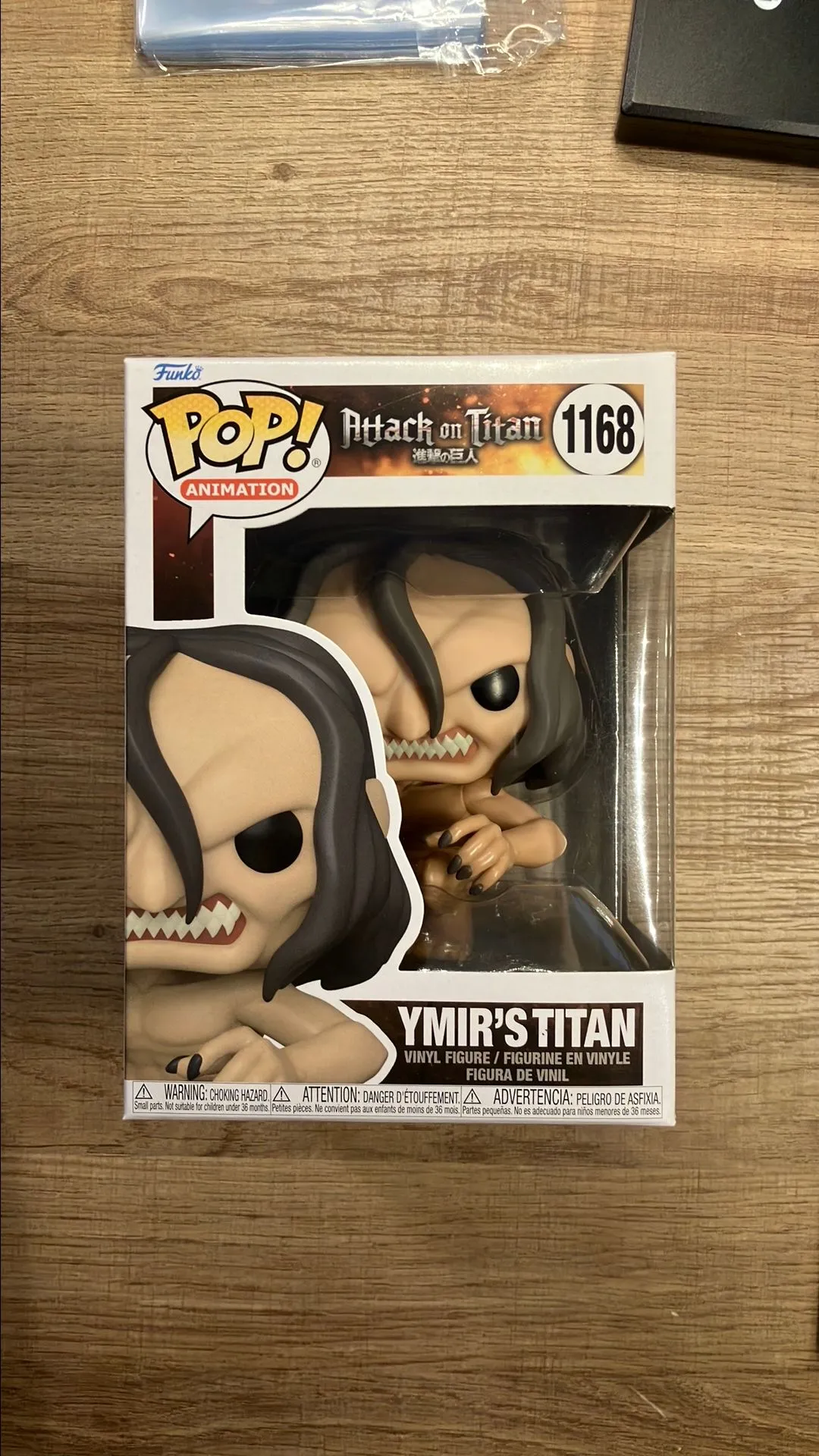 Product image for Ymir's Titan funko 1168. Attack on titan