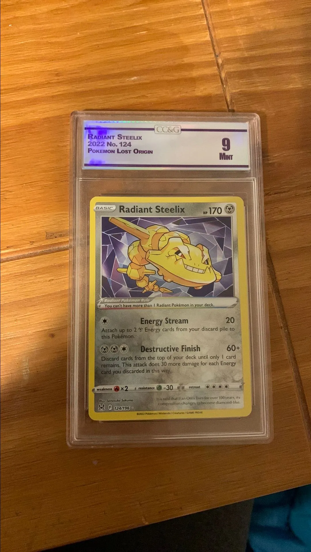 Product image for CC&G 9 Radiant Steelix Lost Origin