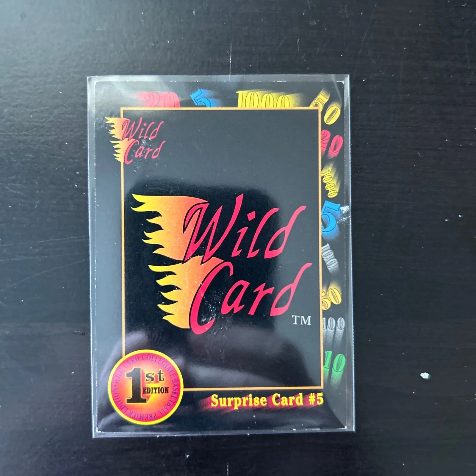 Product image for NCAA 1992 AAA sports Wild Card surprise card #5 1st Edition Wild Card - 26