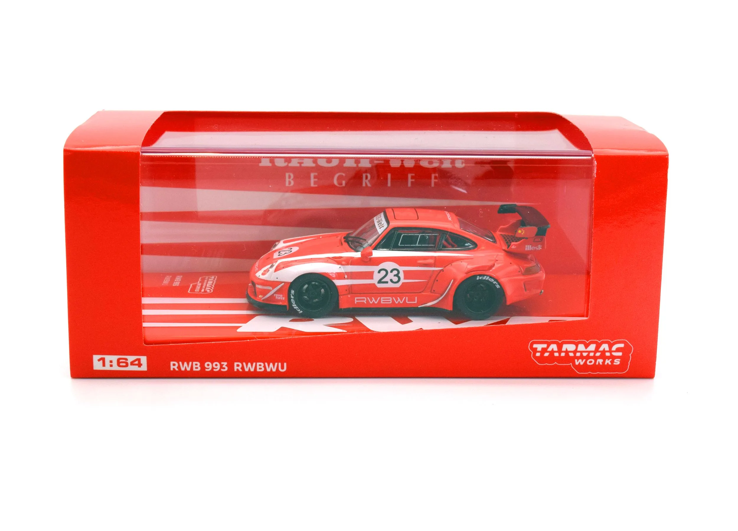 Product image for Porsche 993 RWB #23 “RAUH-Welt BEGRIFF” – Tarmac Works – 1/64