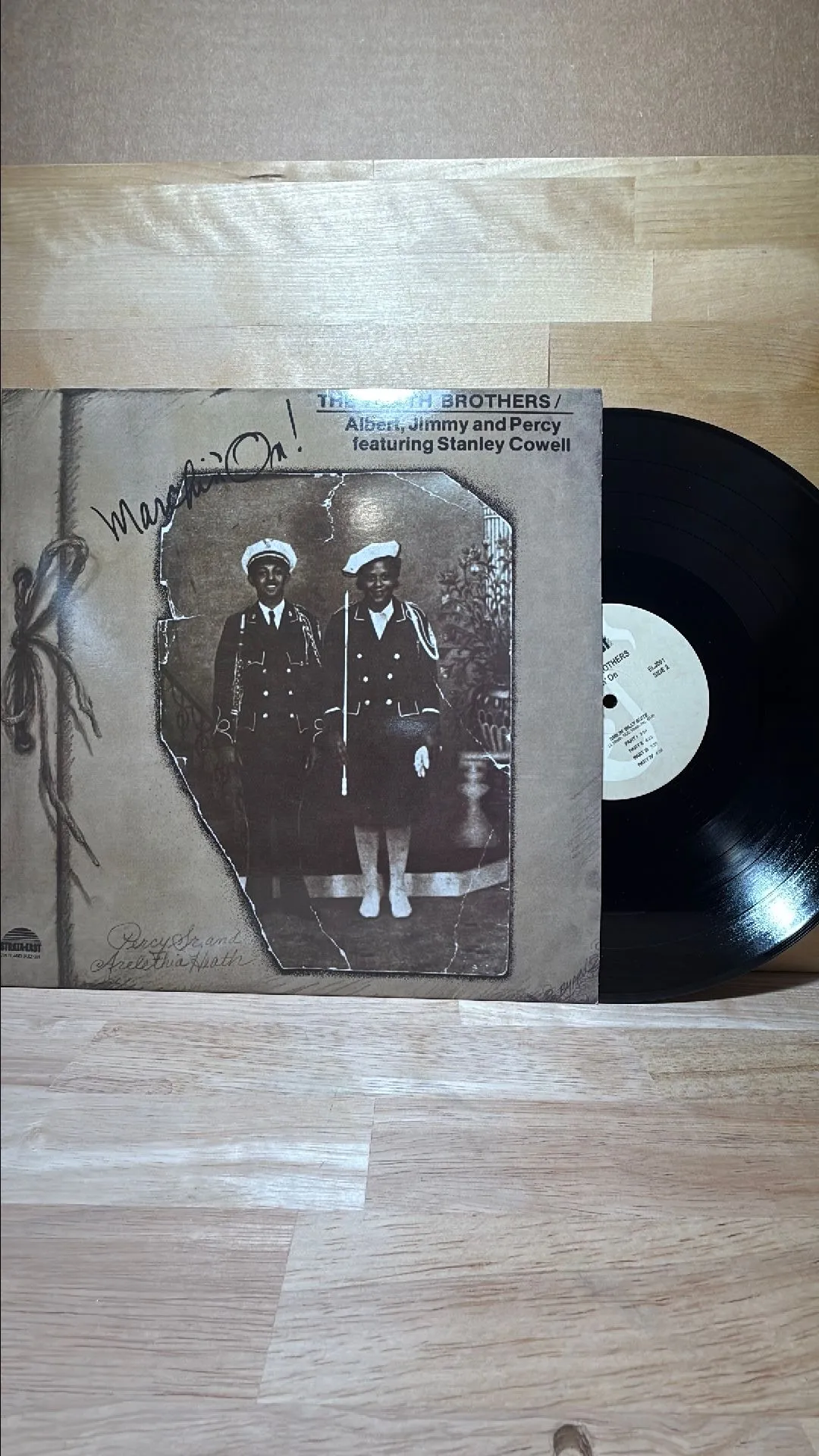 Product image for The Heath Brothers-Marchin On LP