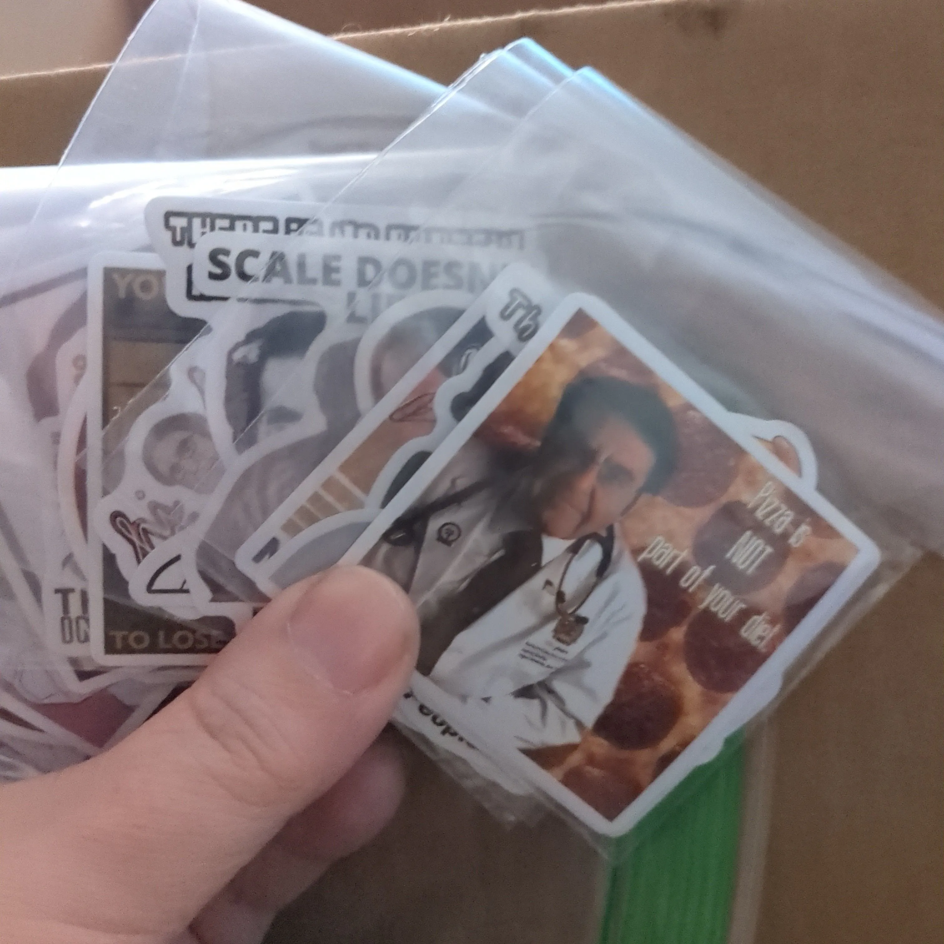 Product image for CHEAP ASS SHIPPING small handful of Dr. Now 600lb. Life stickers