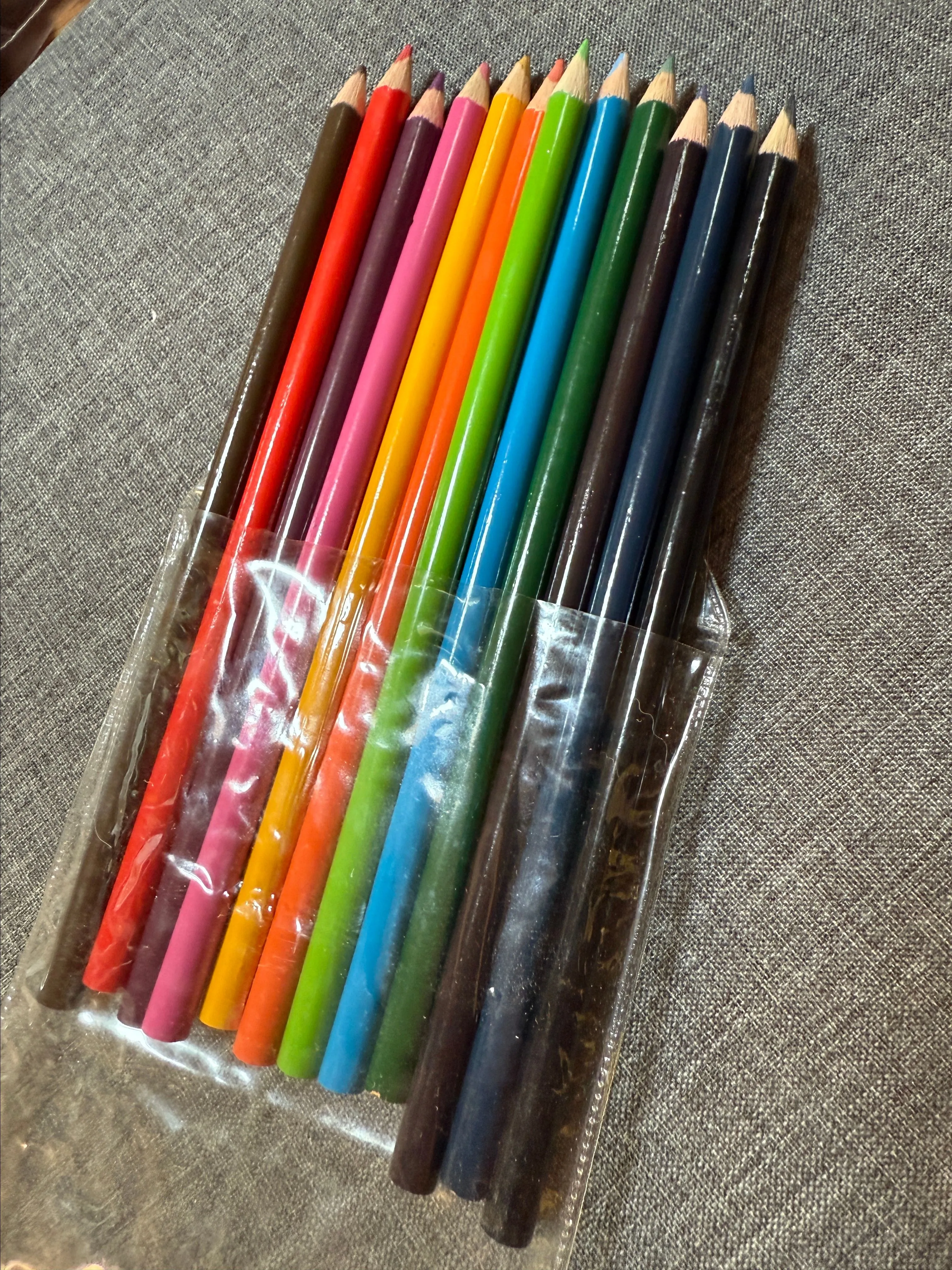 Product image for Vintage Colored Pencils 12ct with Carrying Pouch, Appear Unused