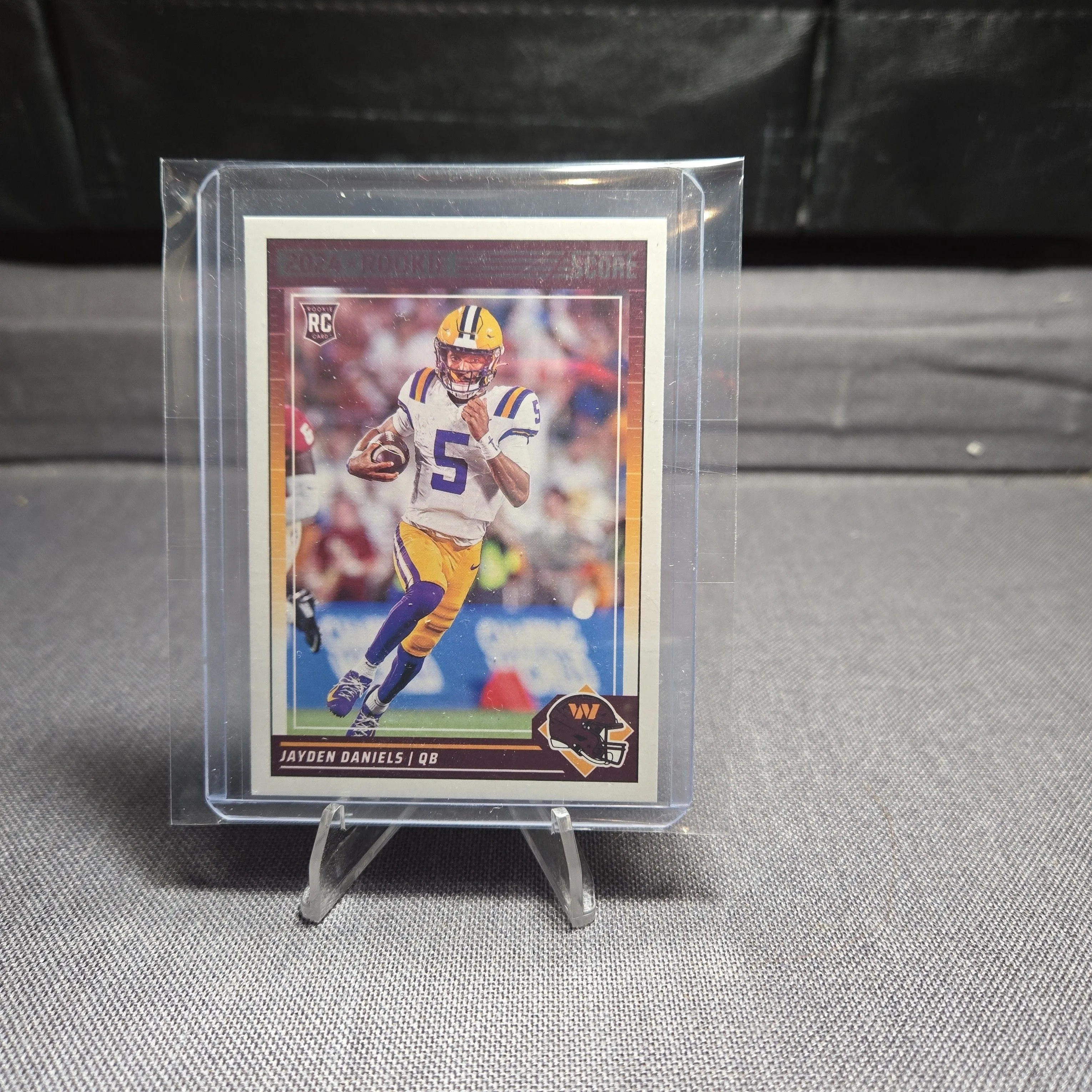 Product image for Jayden Daniels Rookie Ready for grading.