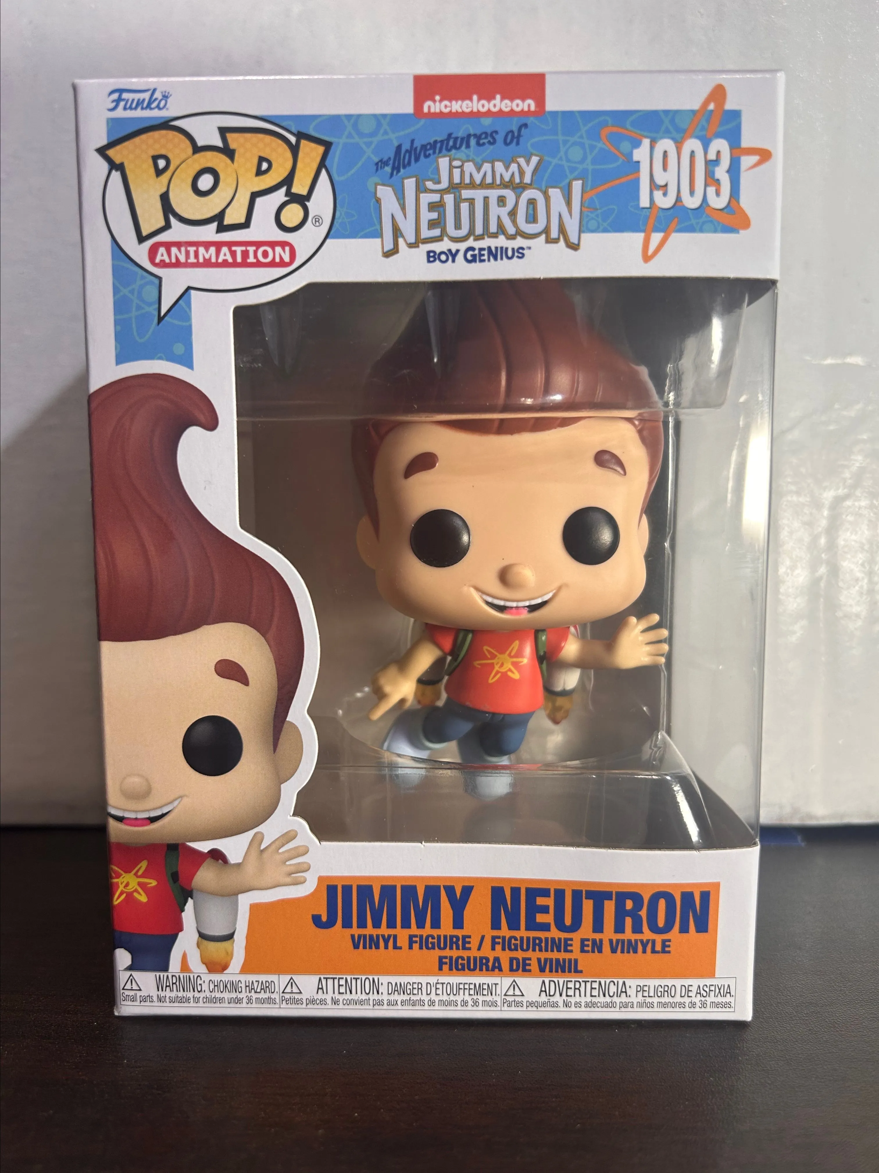 Product image for Jimmy Neutron Adventures of Jimmy Neutron Boy Genius Animation Nickelodeon Funko Pop 1903 w Prot