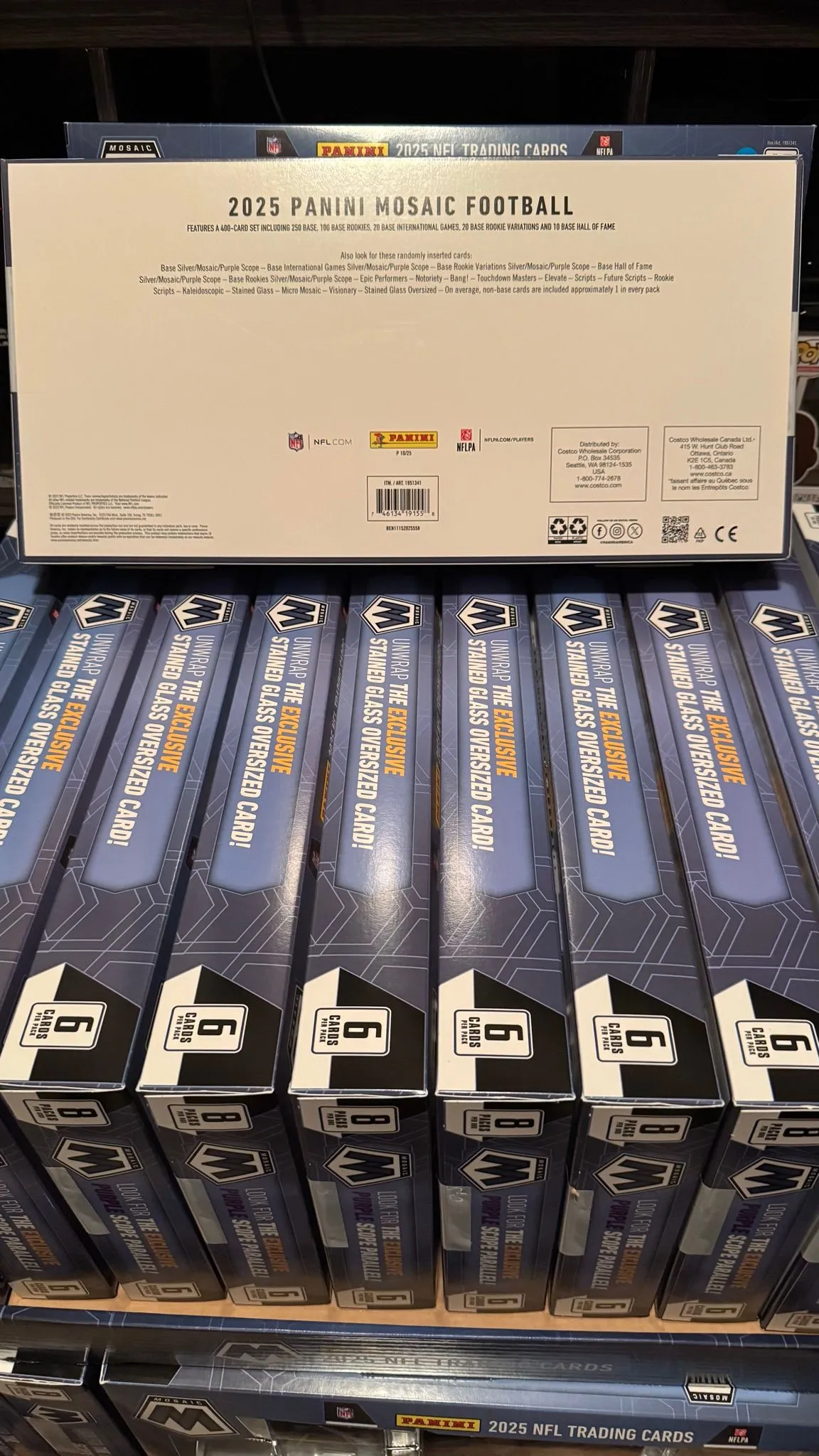 2025 panini mosaic nfl fooball booster box 2025 Panini Mosaic Football Hobby Blaster Box