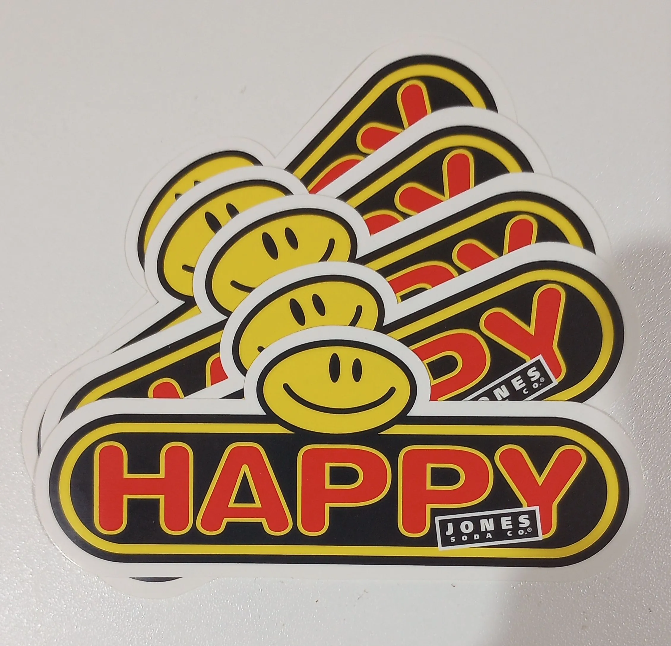 Product image for Jones Soda HAPPY Stickers (Lot of 5)