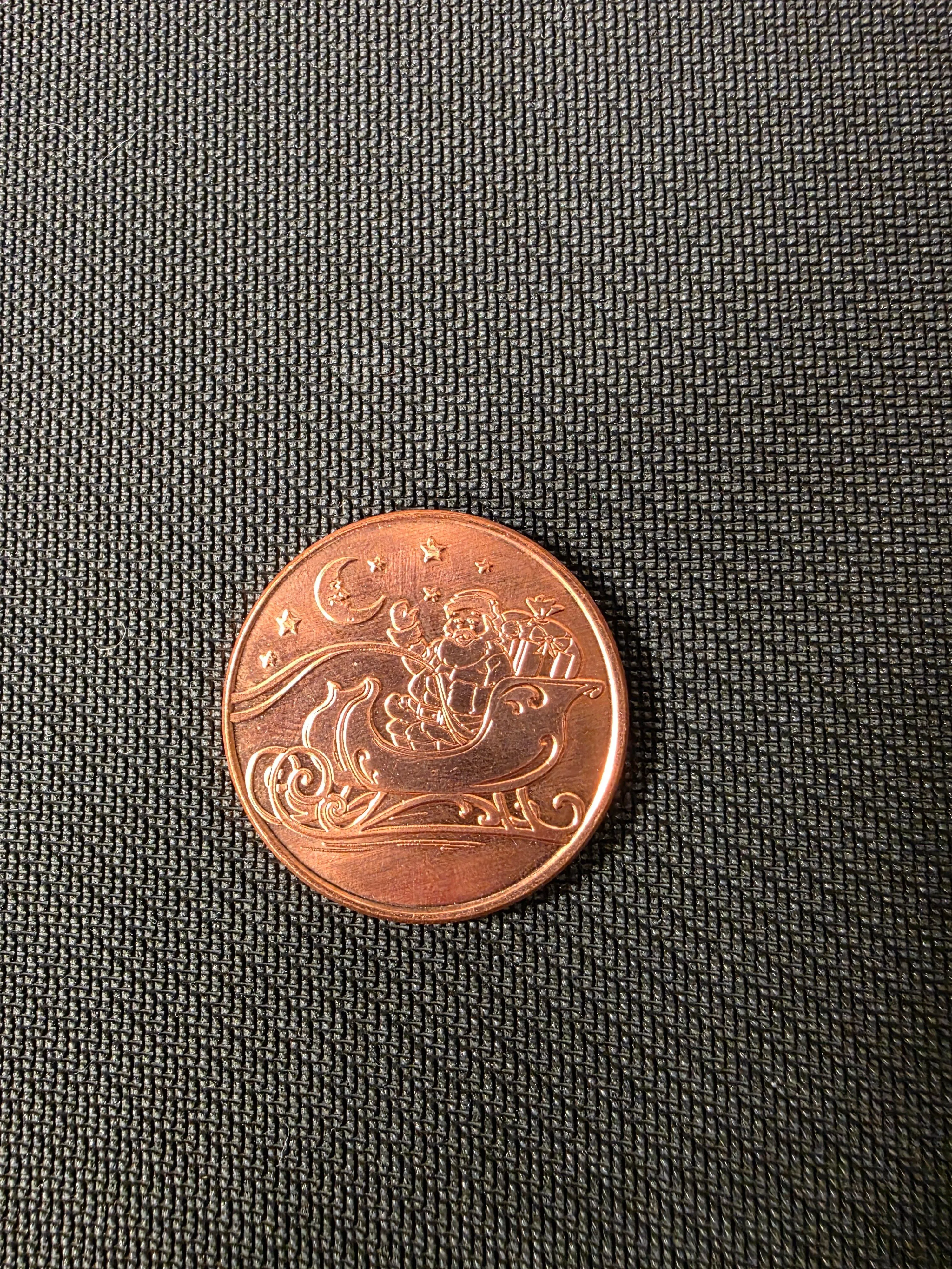Product image for 1oz Christmas Copper