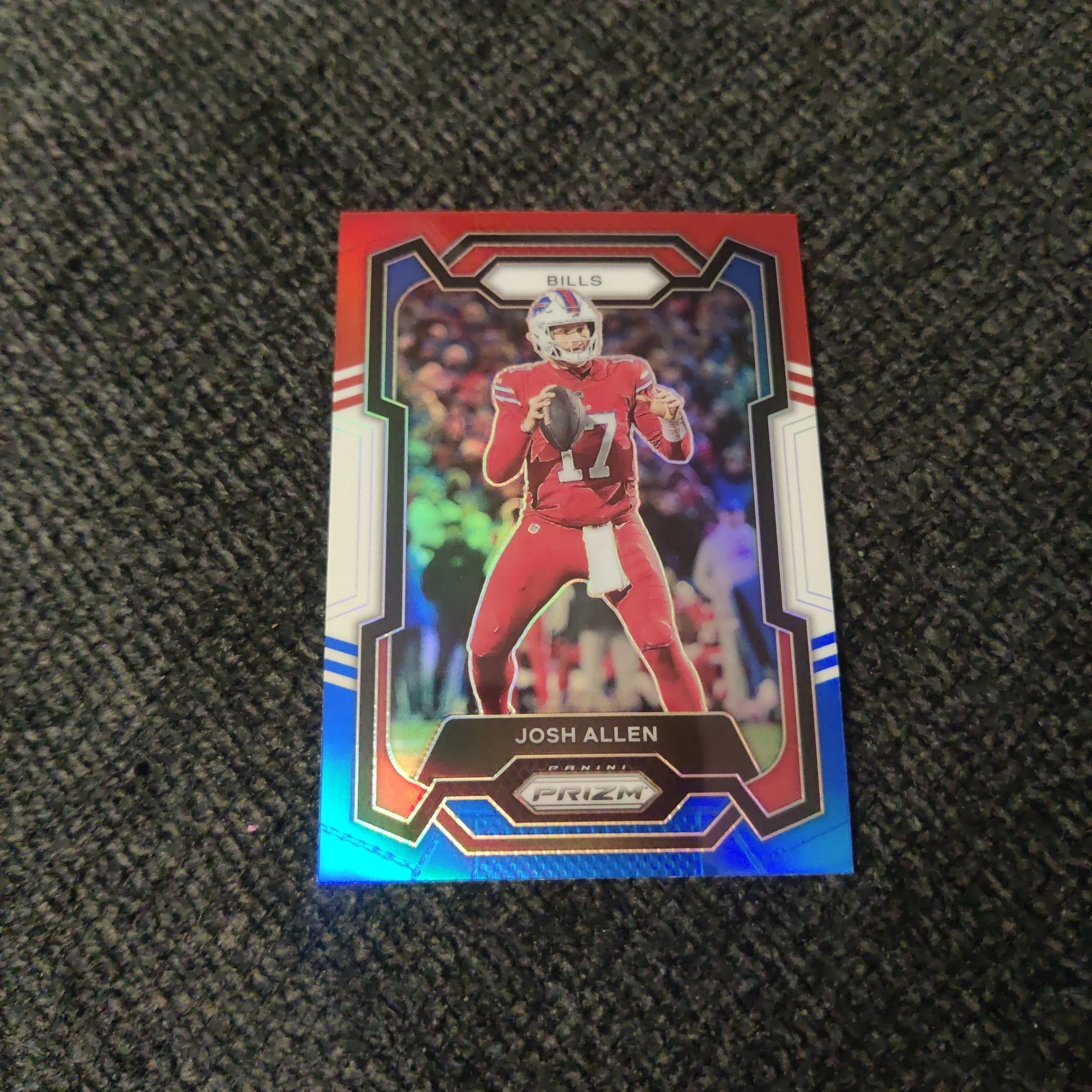 Product image for 2023 prizm Josh Allen red white and blue