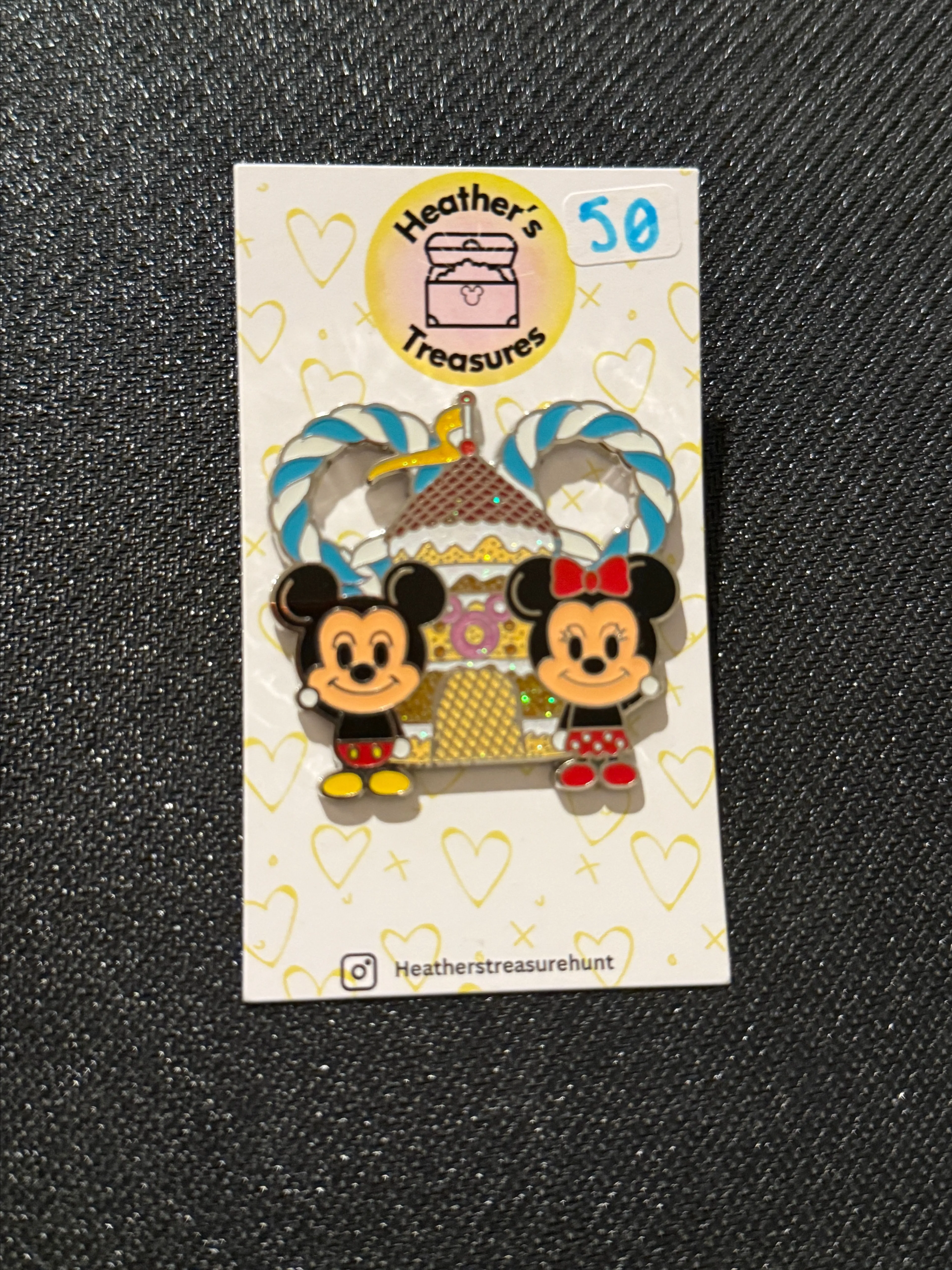 Product image for Mickey and Minnie Candy House pin (A4)