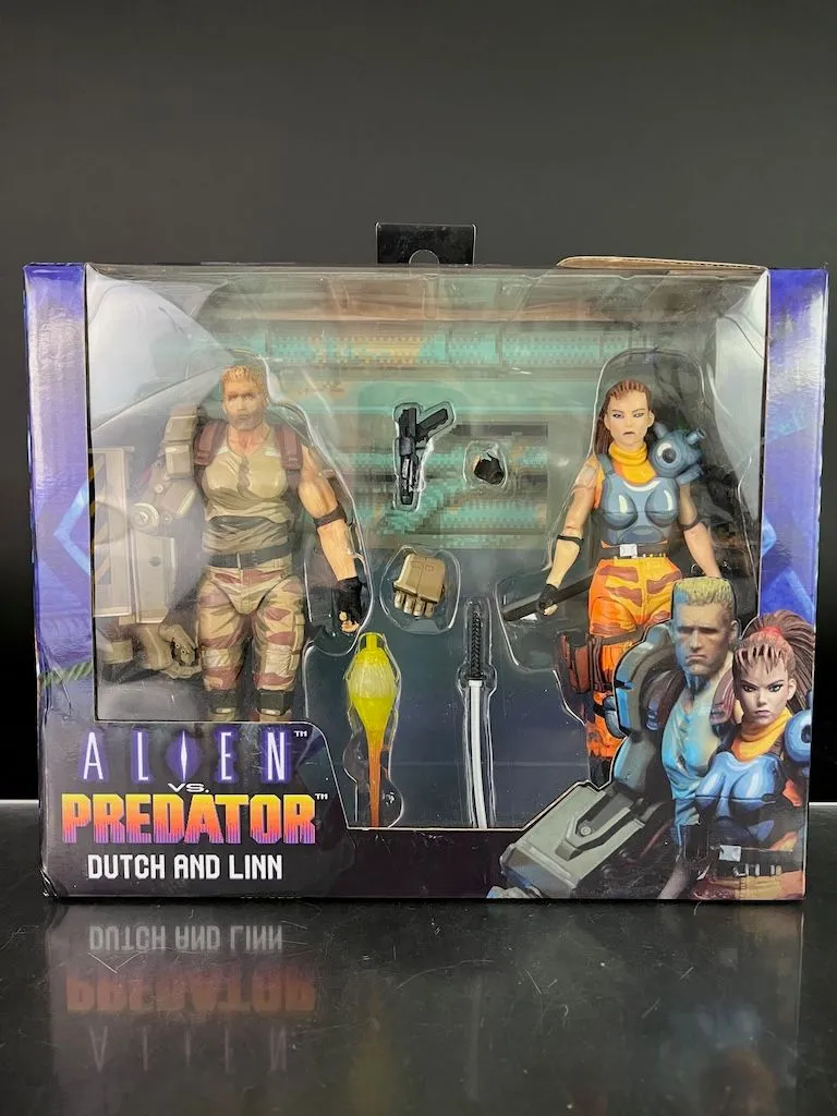 NECA Toys Alien Vs Predator Dutch and Linn Action Figures