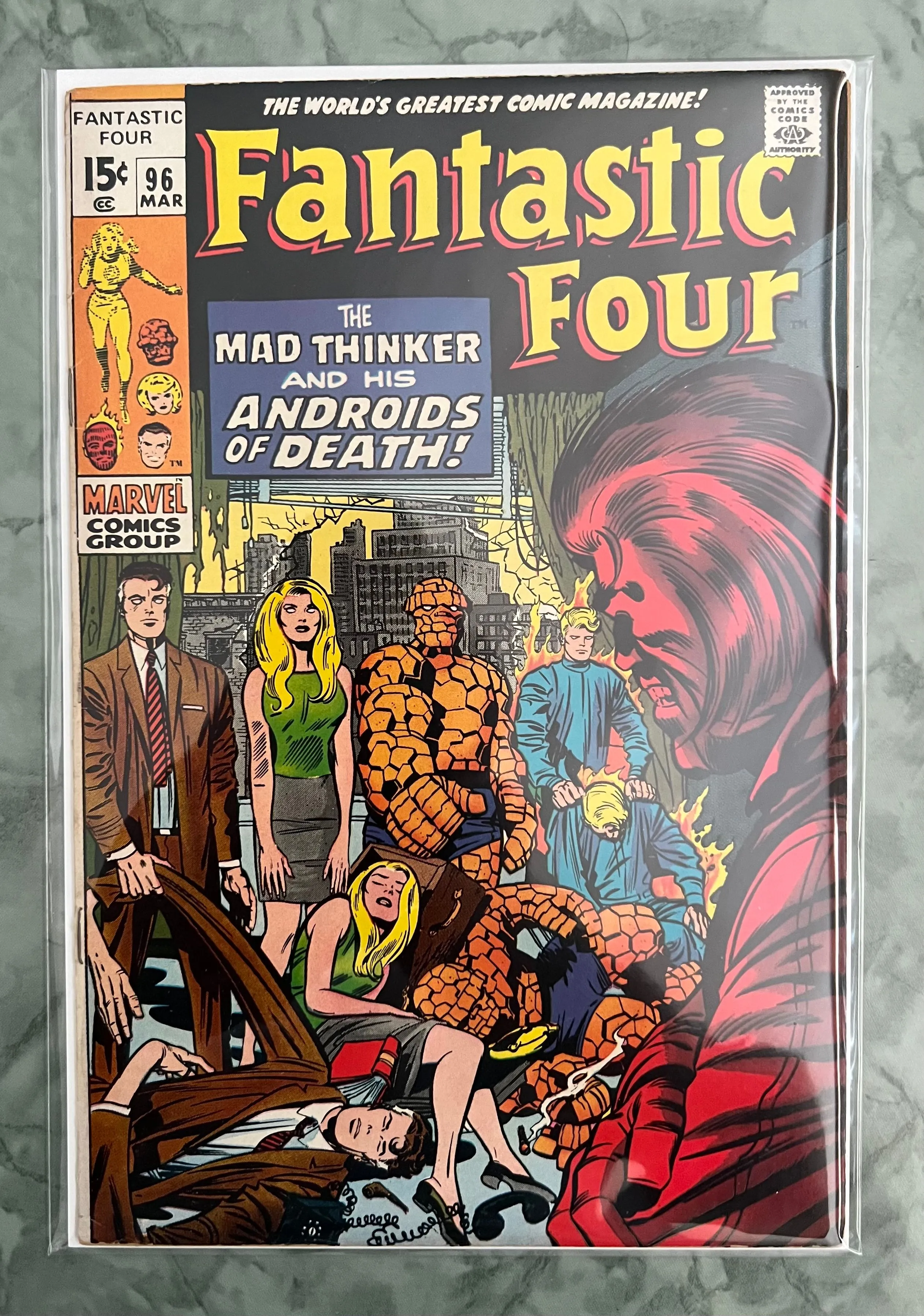 Product image for FANTASTIC FOUR 96 MAD THINKER 1970