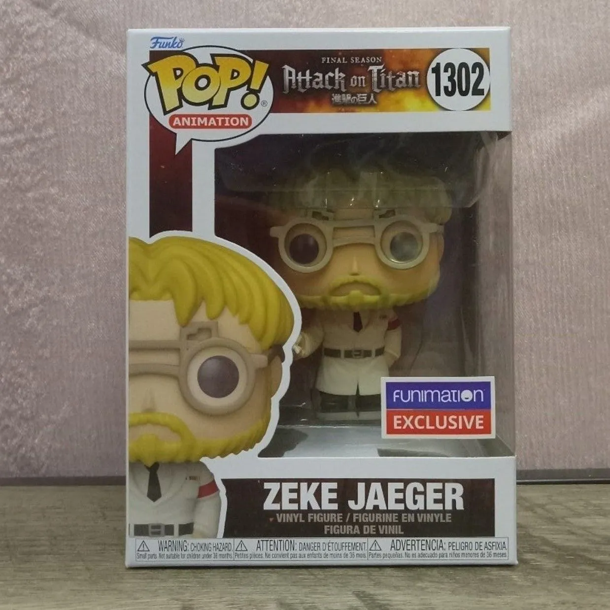 Product image for Funko Pop Final Season Attack On Titan Zeke Jaeger Funimation Exclusive