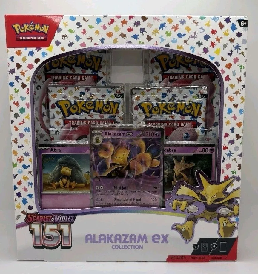 Product image for Pokémon TCG: Scarlet & Violet-151 Alakazam ex Collection Booster Box