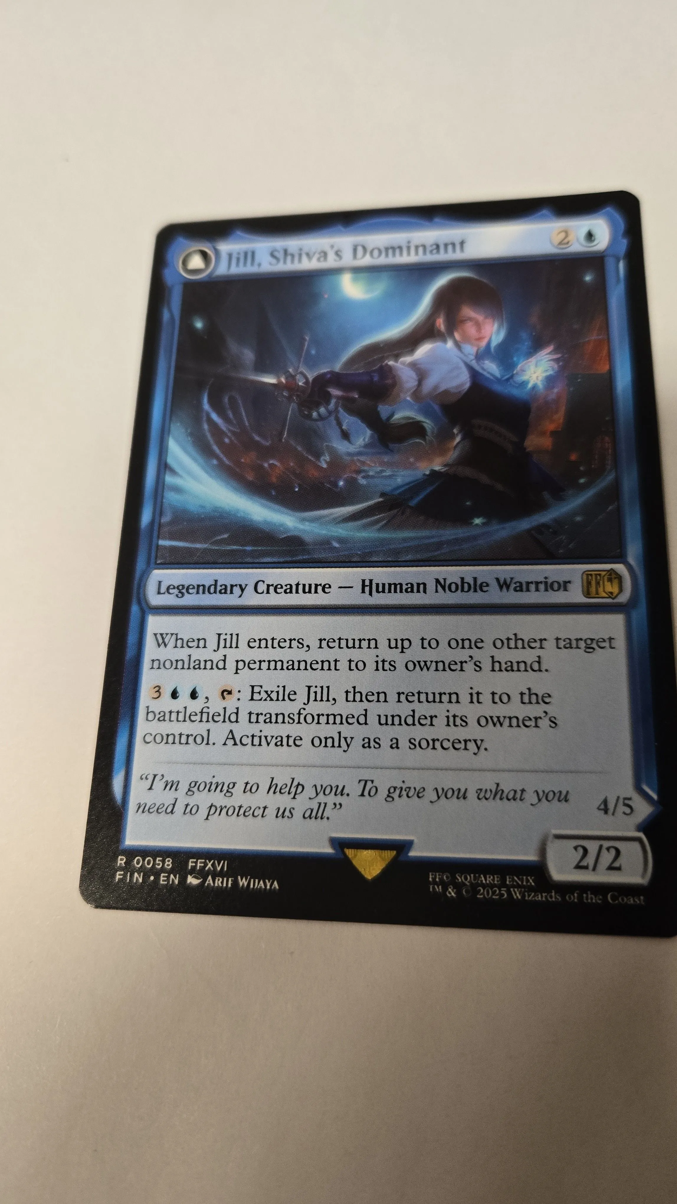 Product image for mtg Final fantasy Jill, Shiva's Dominant 