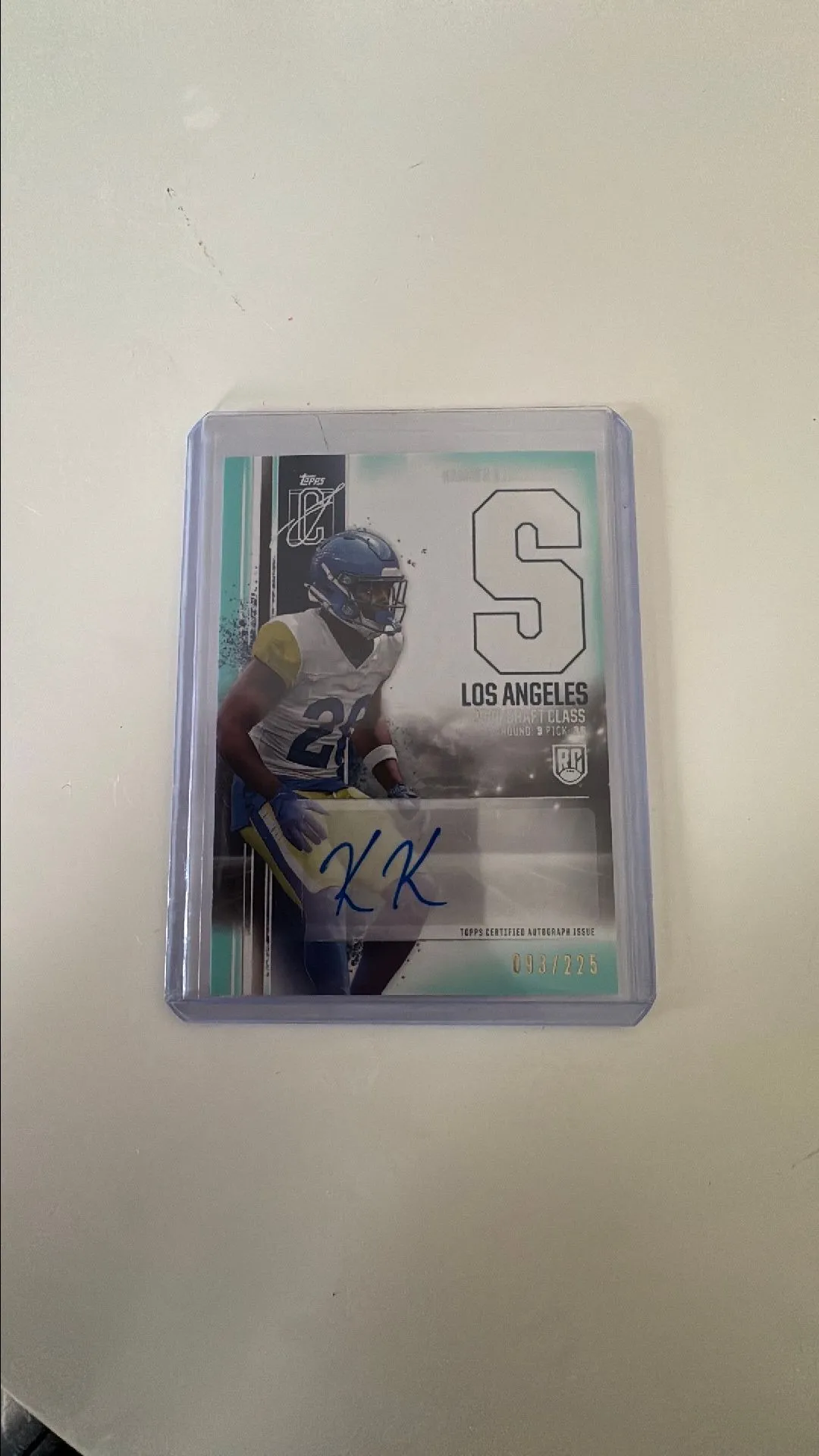 Product image for 2024 Topps Aqua Kamren Kitchens Auto 093/225