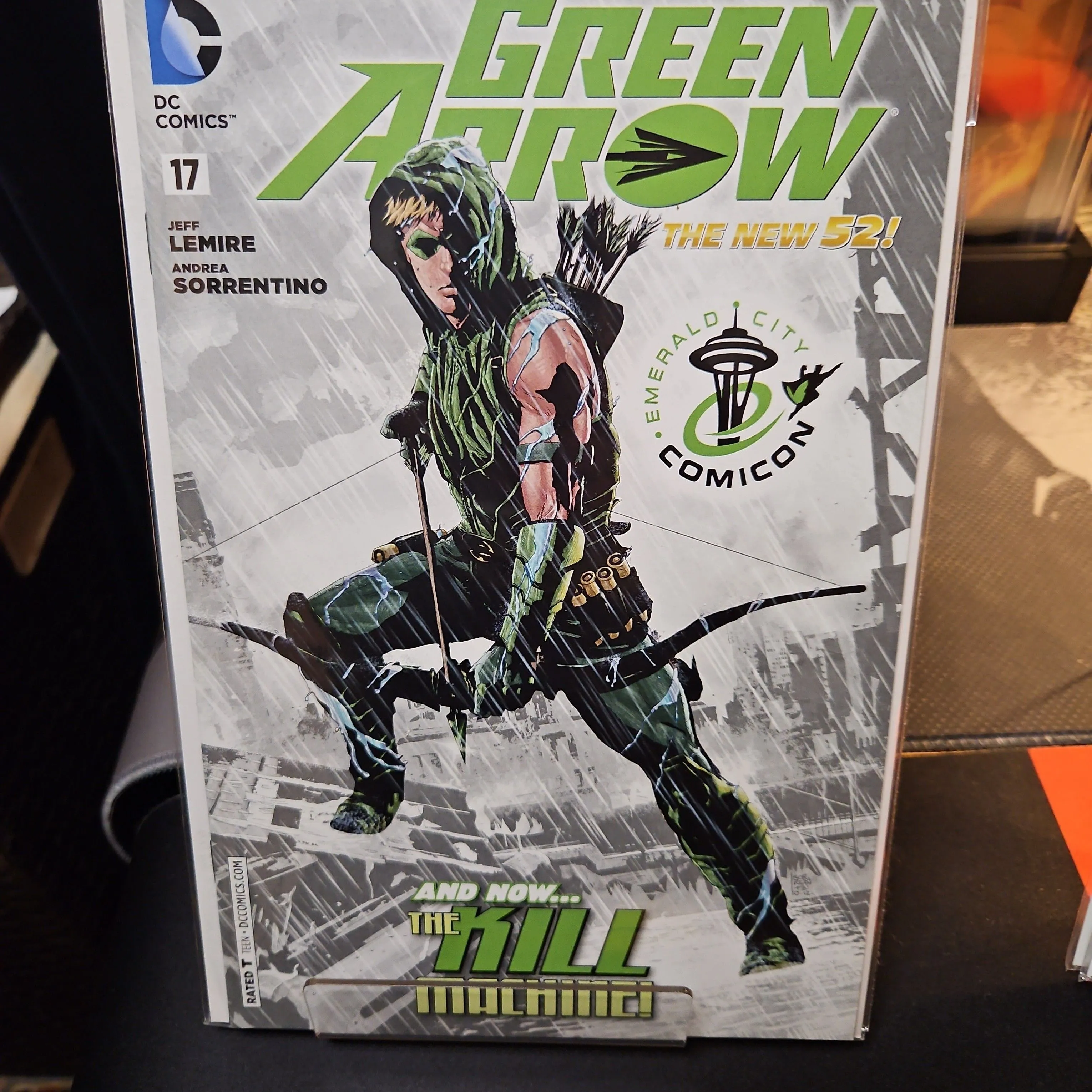 Product image for Green Arrow and now... The Kill Machine #17 Emerald City Comicon 2022