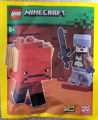 Product image for Minecraft - Nether Hero and Strider Paper Bag