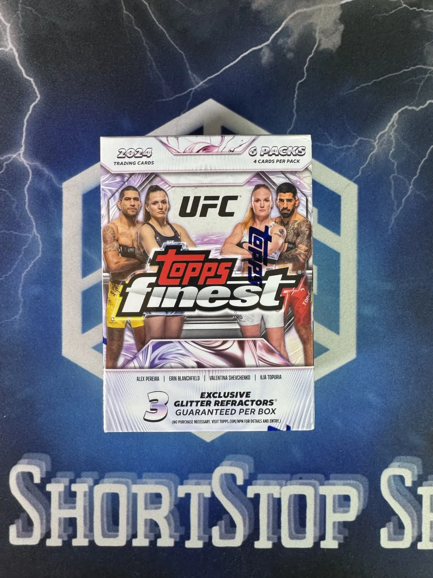 Product image for 2024 Topps Finest UFC Blaster Box