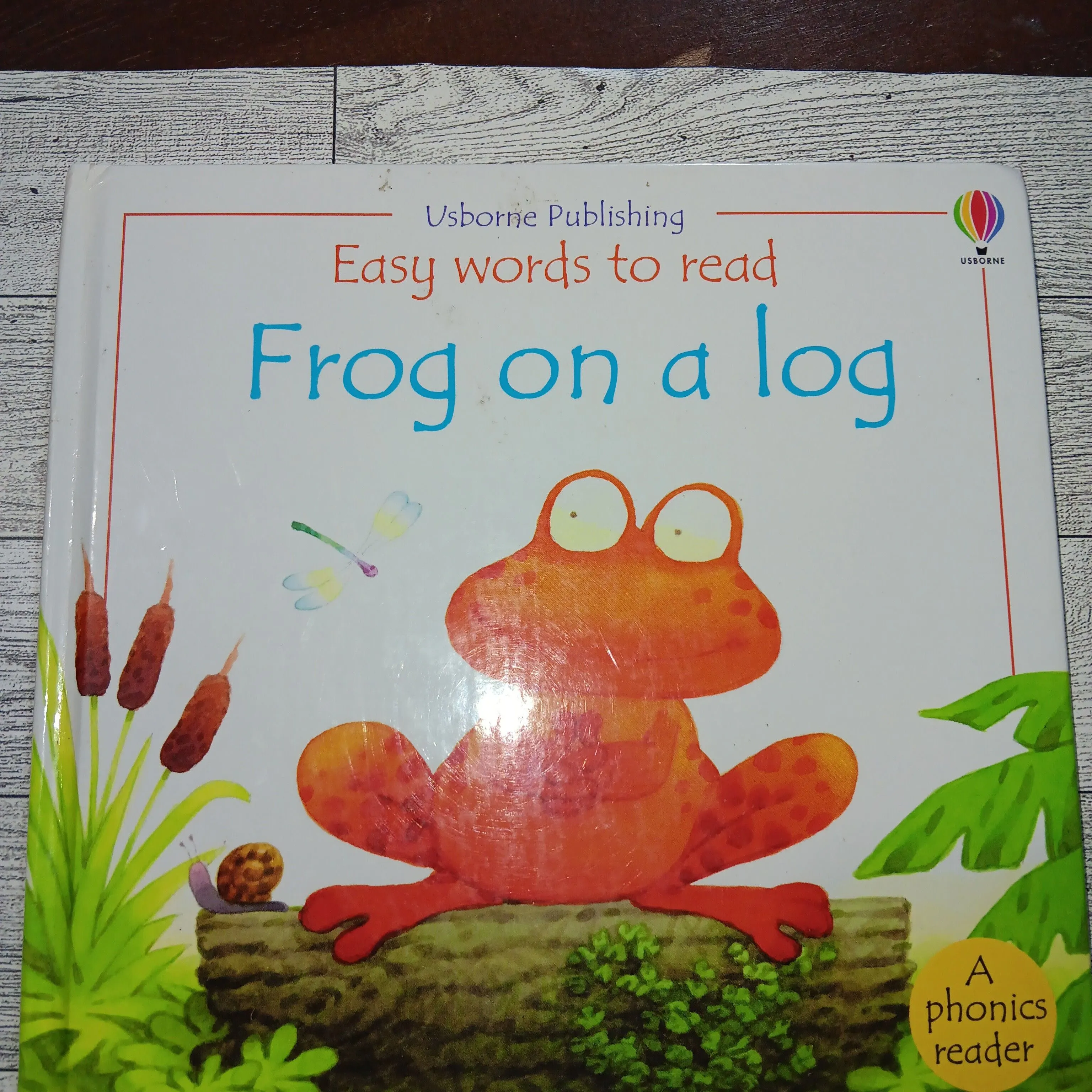 Product image for Frog on a log.