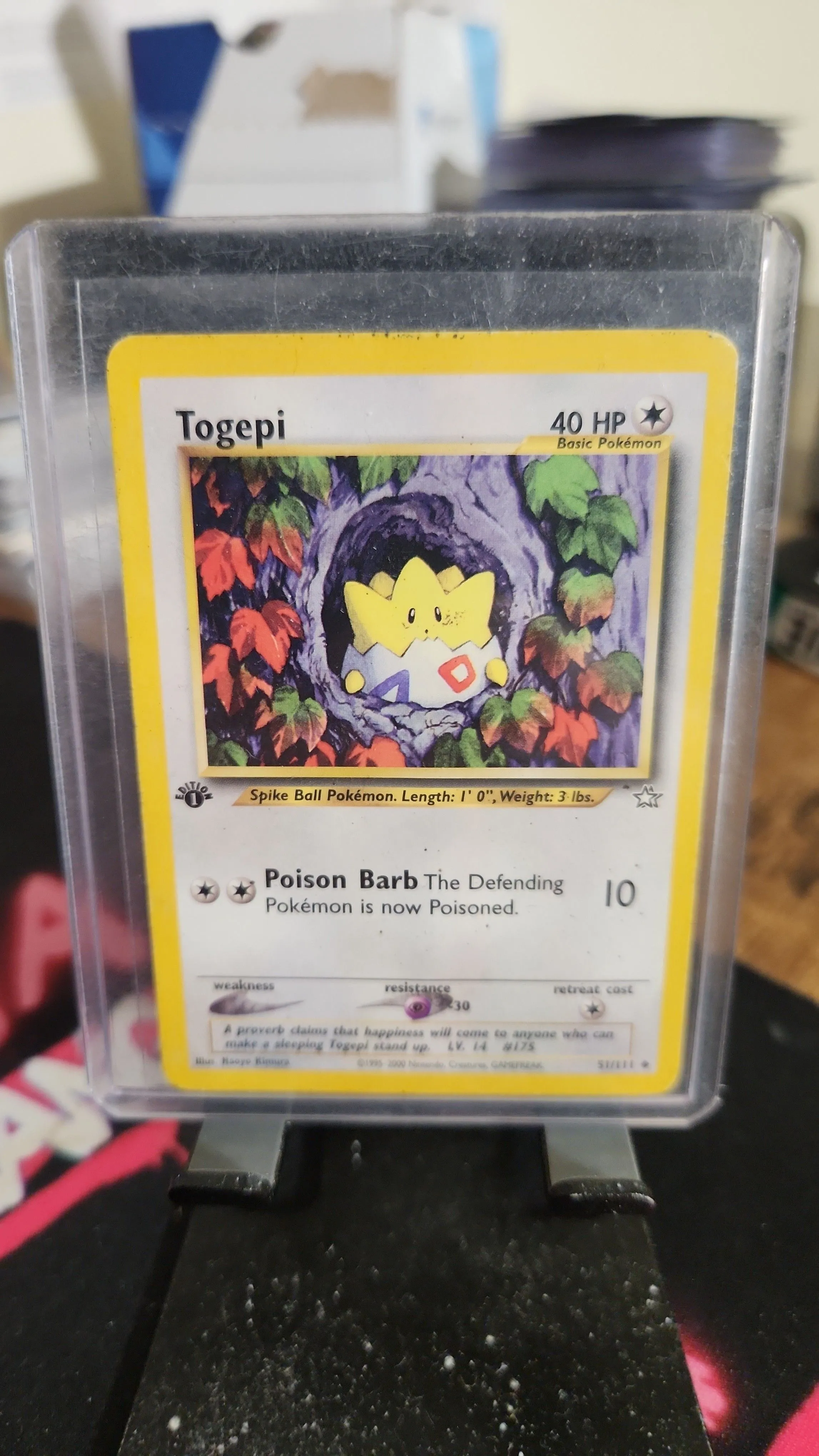 Togepi 51/111 1st Edition Neo Genesis Uncommon Non Holo Pokemon Card MP   Whatnot: Shop, Sell, Connect