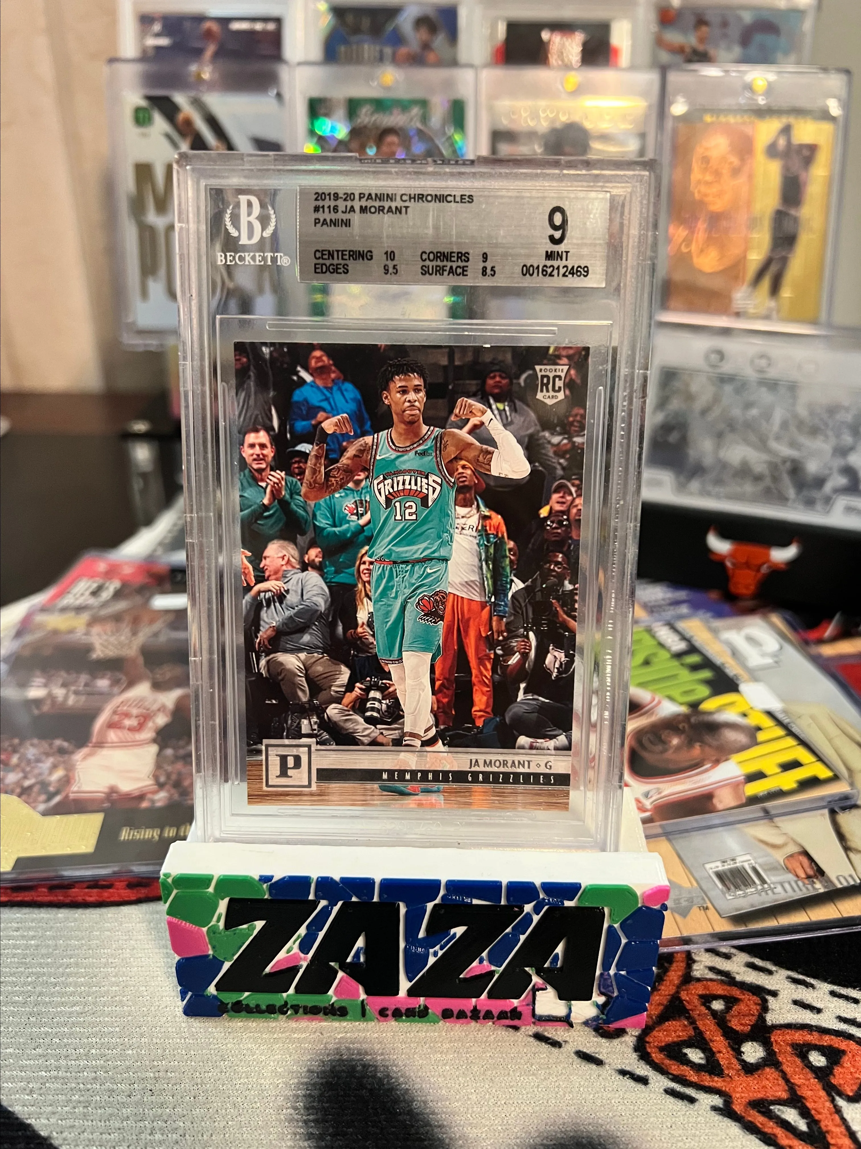 Product image for 2019-20 Panini Chronicles Ja Morant Rookie RC Beckett 9 #116 Young Dolph