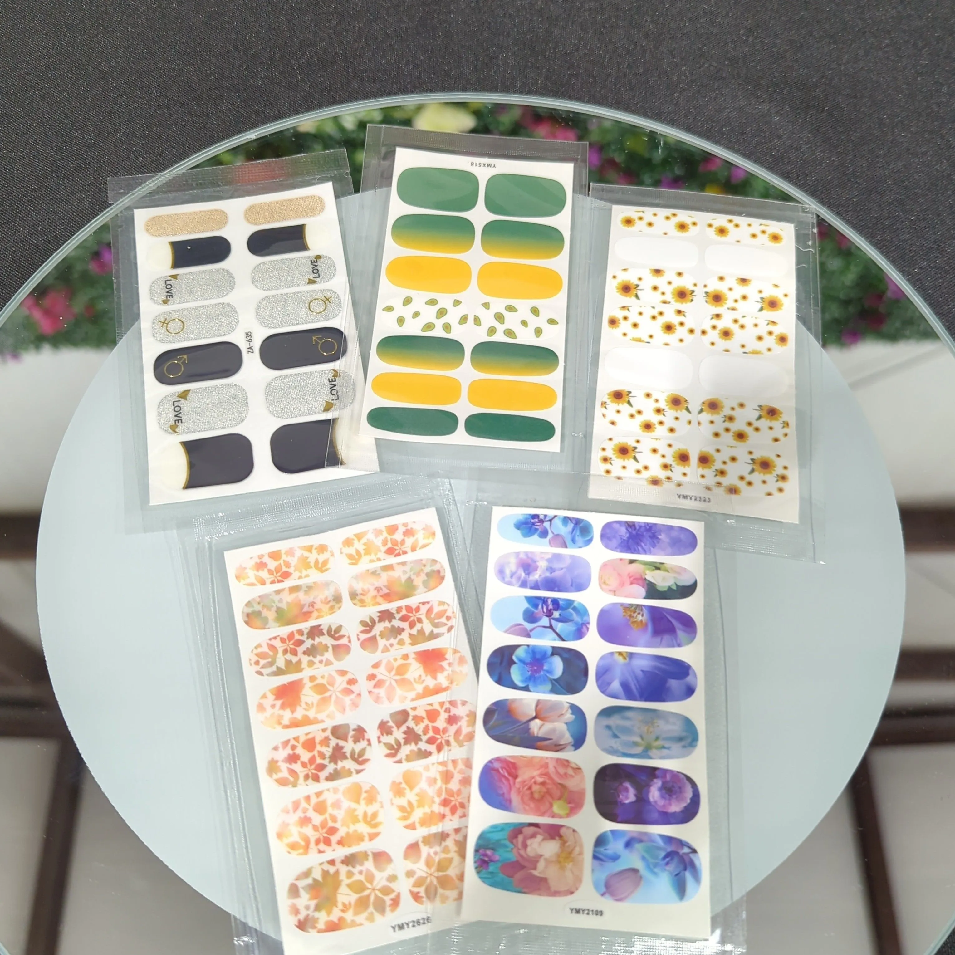 Product image for #2 Set of 5 Budget Nail Wraps