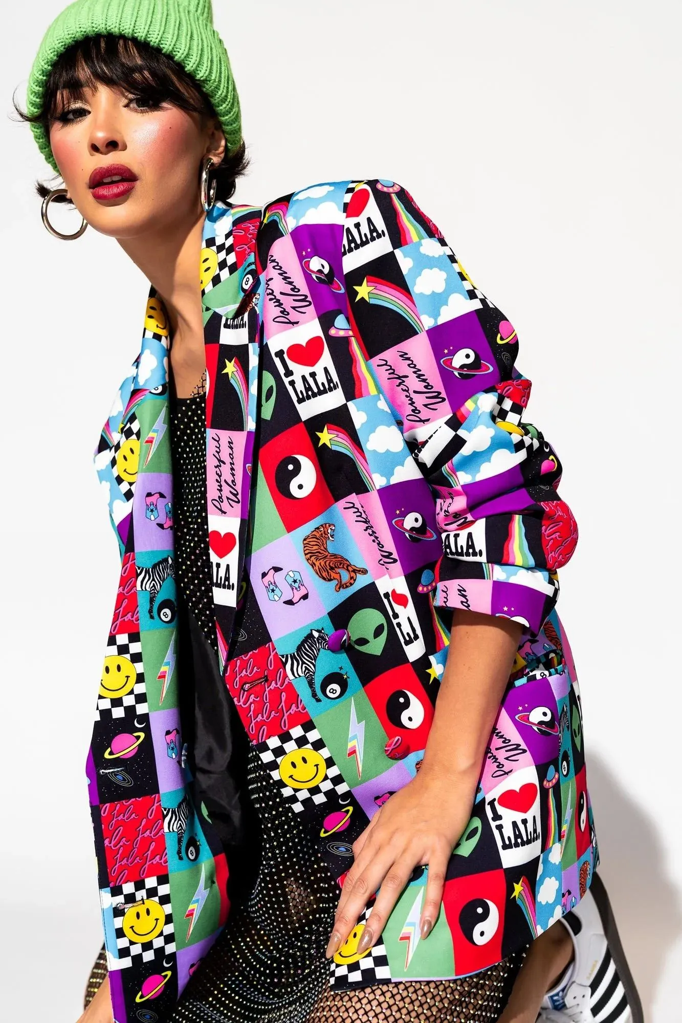 Product image for A4. DRESSED IN LALA Be yourself Boyfriend Blazer. Medium
