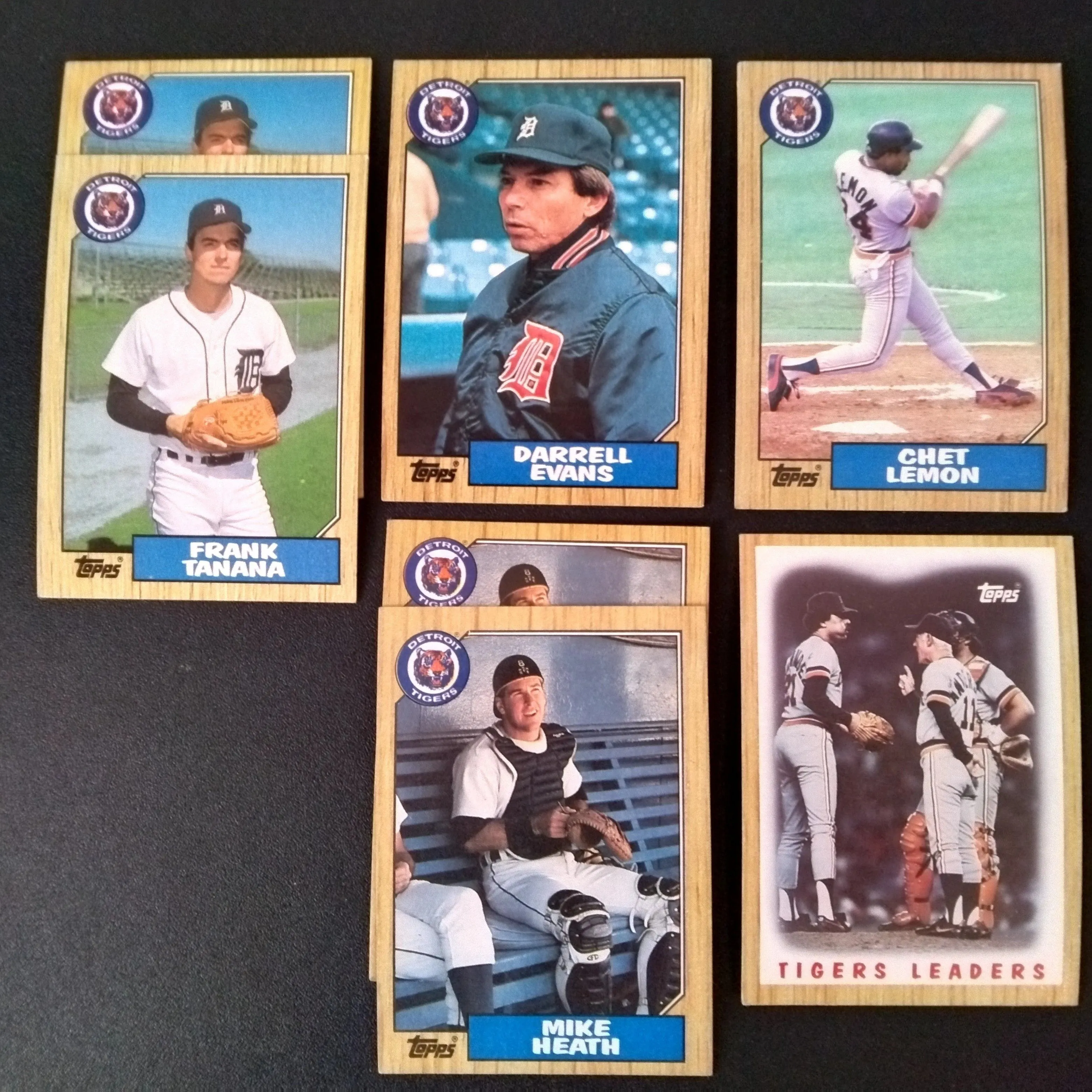 Product image for 1987 Topps Detroit Tigers Lot