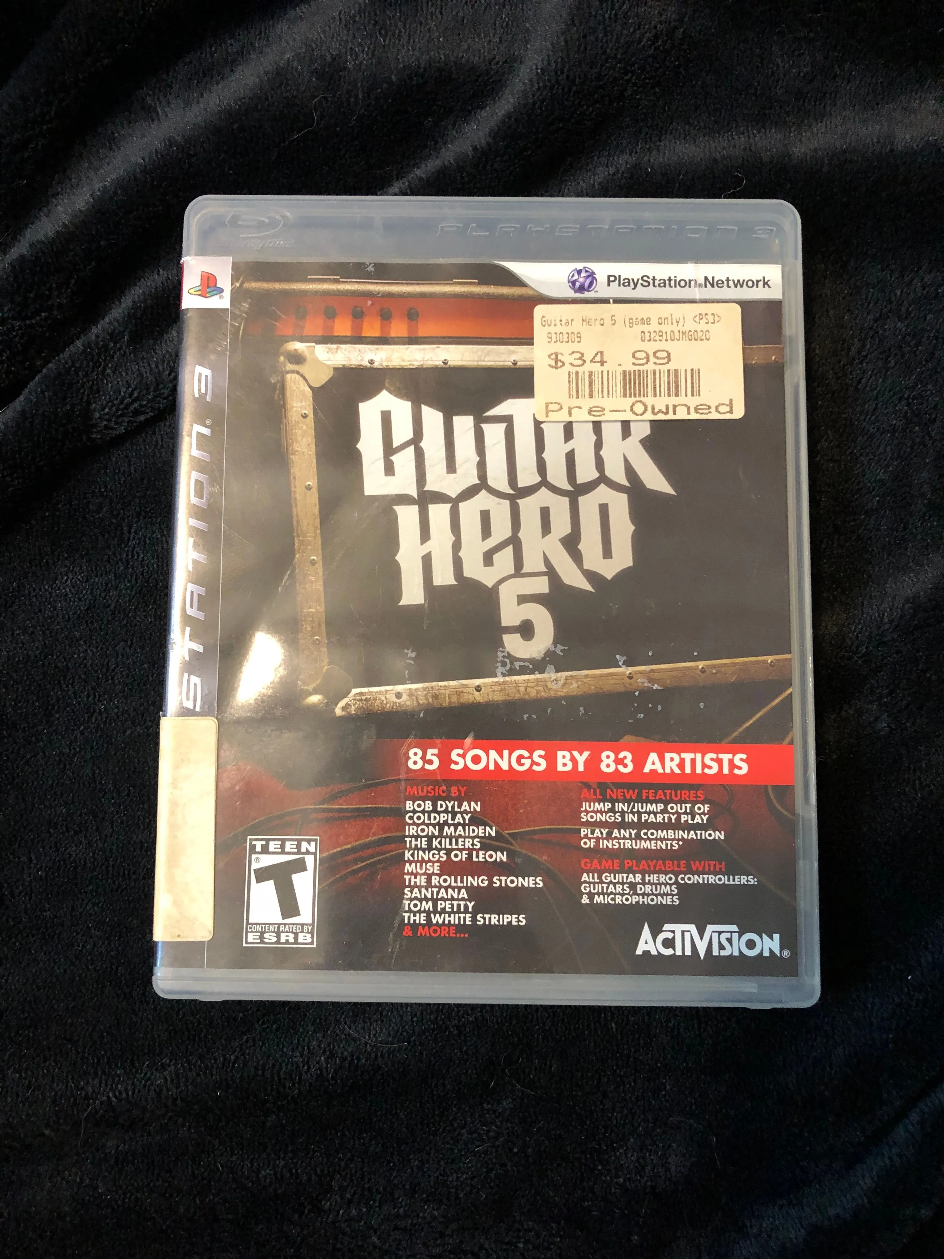 Product image for PS3 Guitar Hero 5