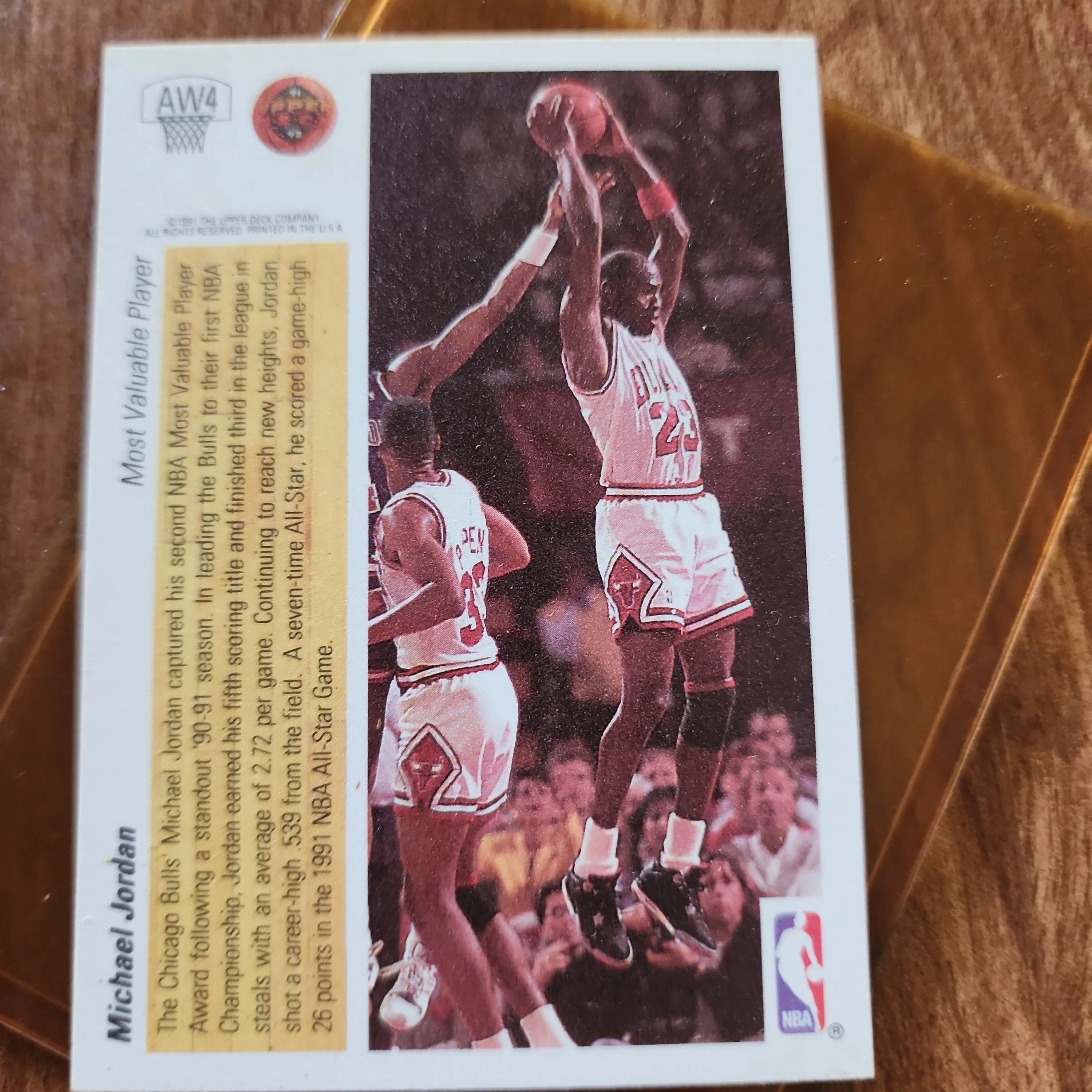 Michael Jordan 91' MVP Hologram Card Special Edition  Whatnot: Shop, Sell,  Connect