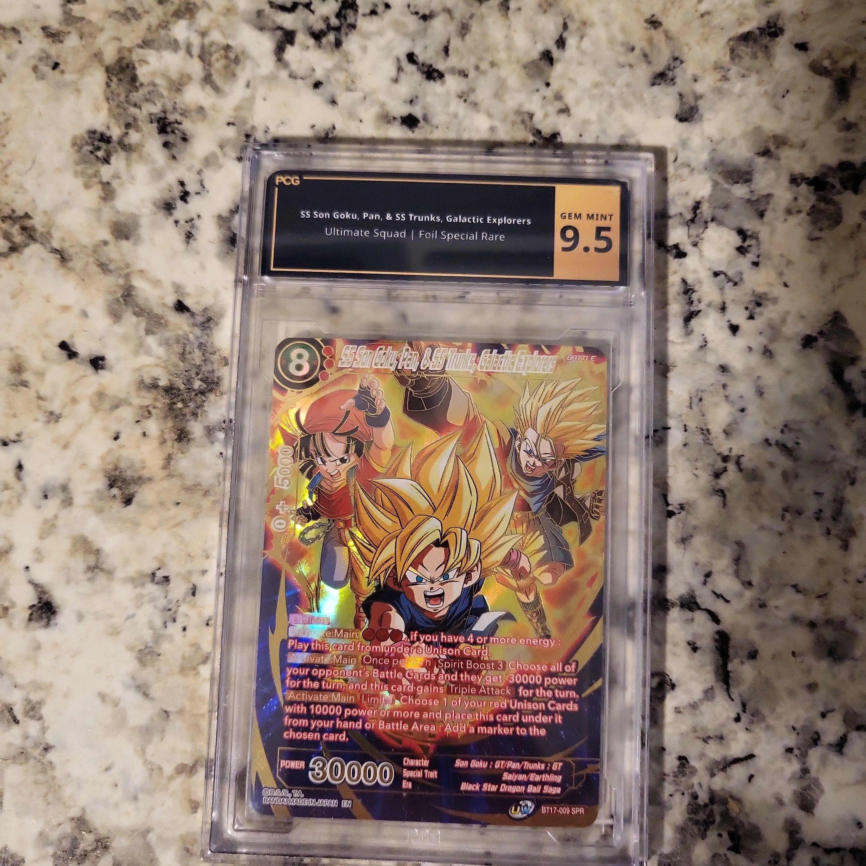 Product image for PCG 9.5 SS Son Goku, Pan, & SS Trunks, Galactic Explorers SPR