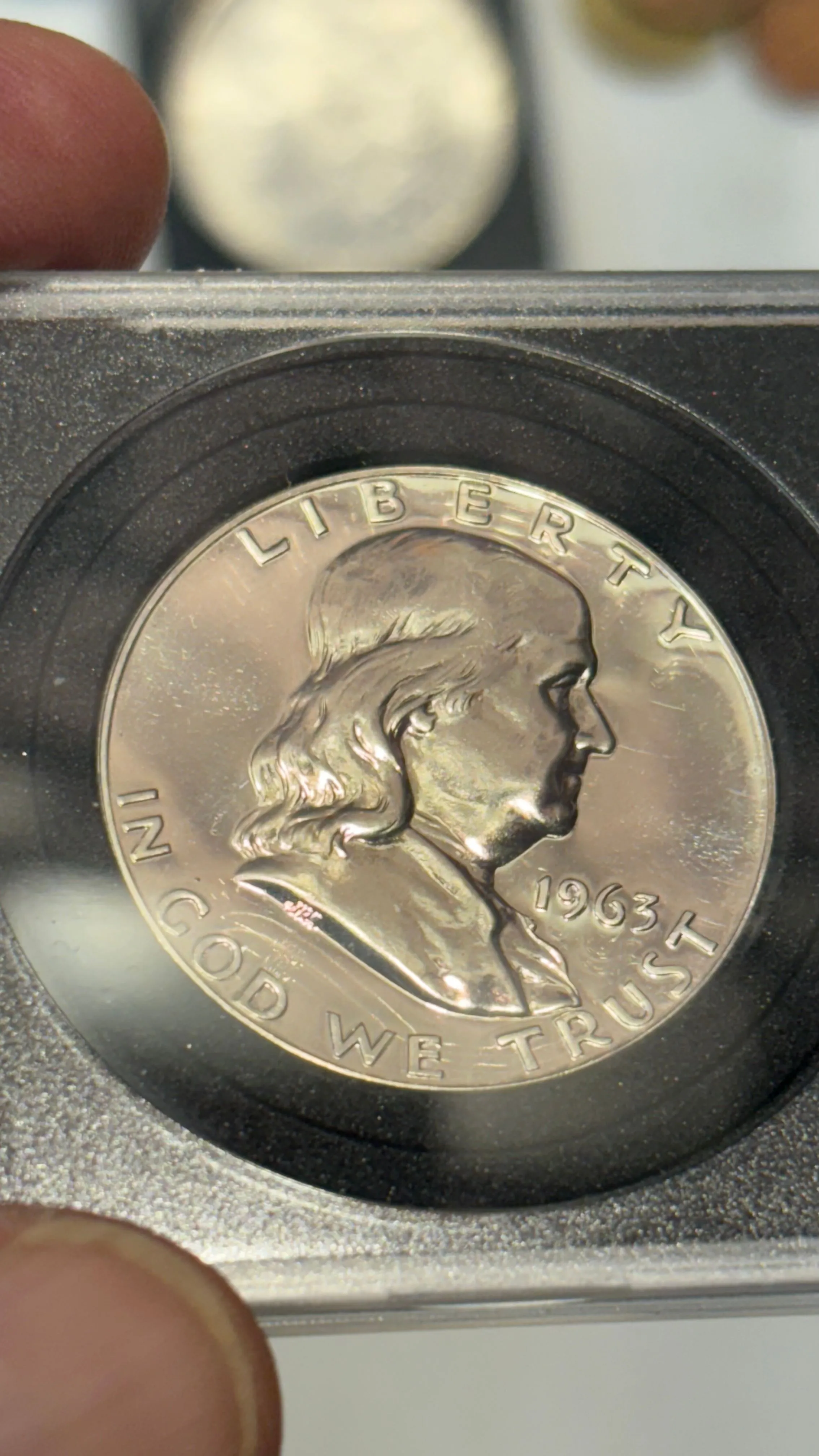 Product image for 1963 Franklin Half Dollar Proof 90% silver