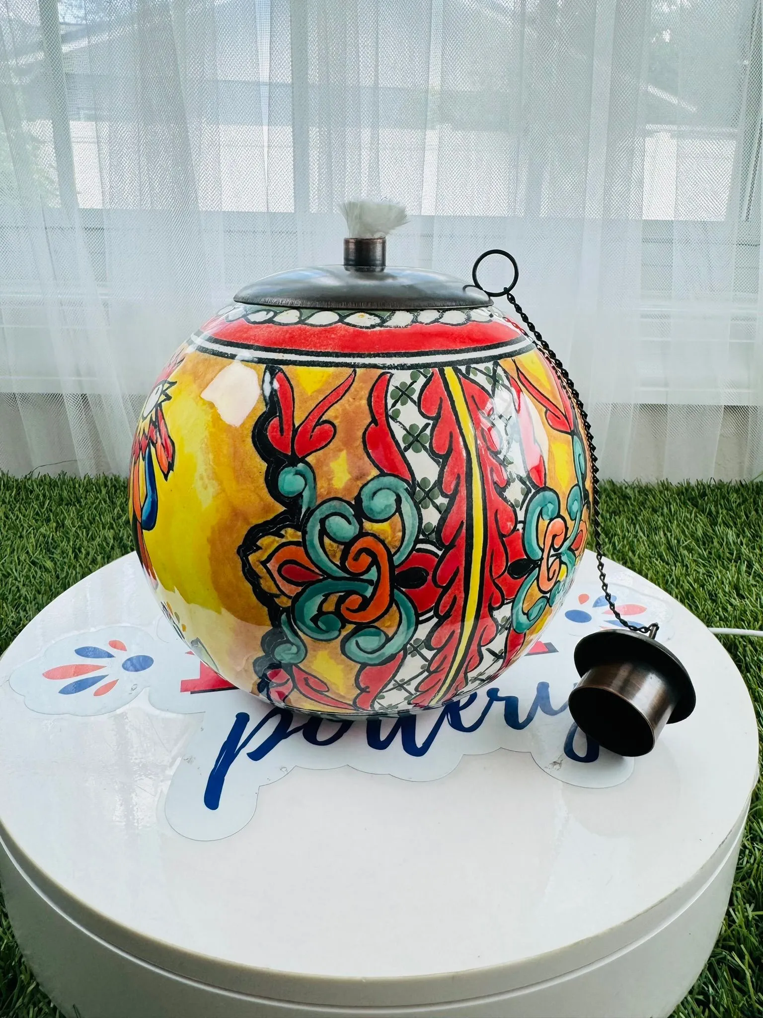 Product image for Hand Painted Ceramic Torch