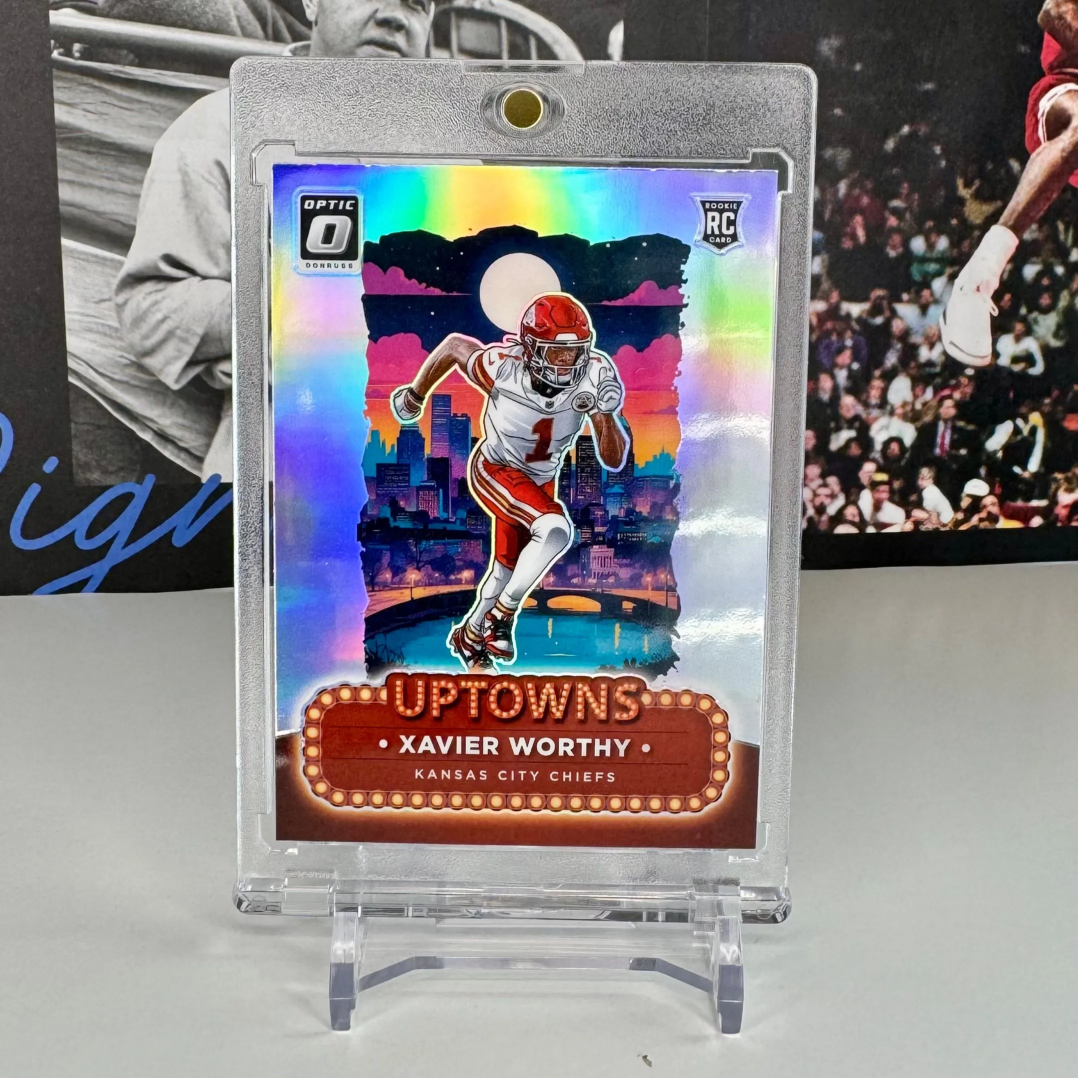 Product image for XAVIER WORTHY RC 2024 Optic UPTOWN ROOKIE #7 Chiefs
