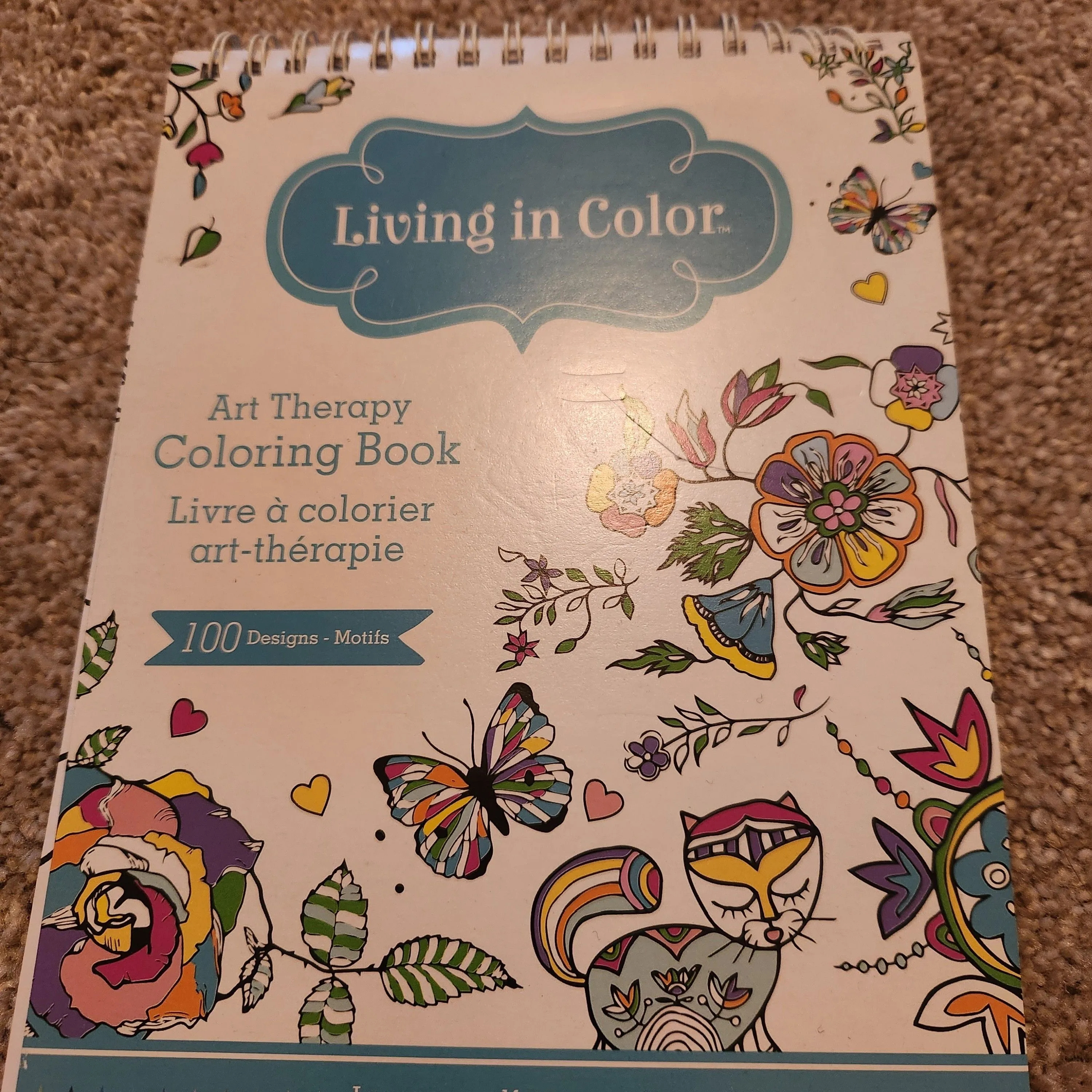 Product image for Living in Color Art Therapy Book
