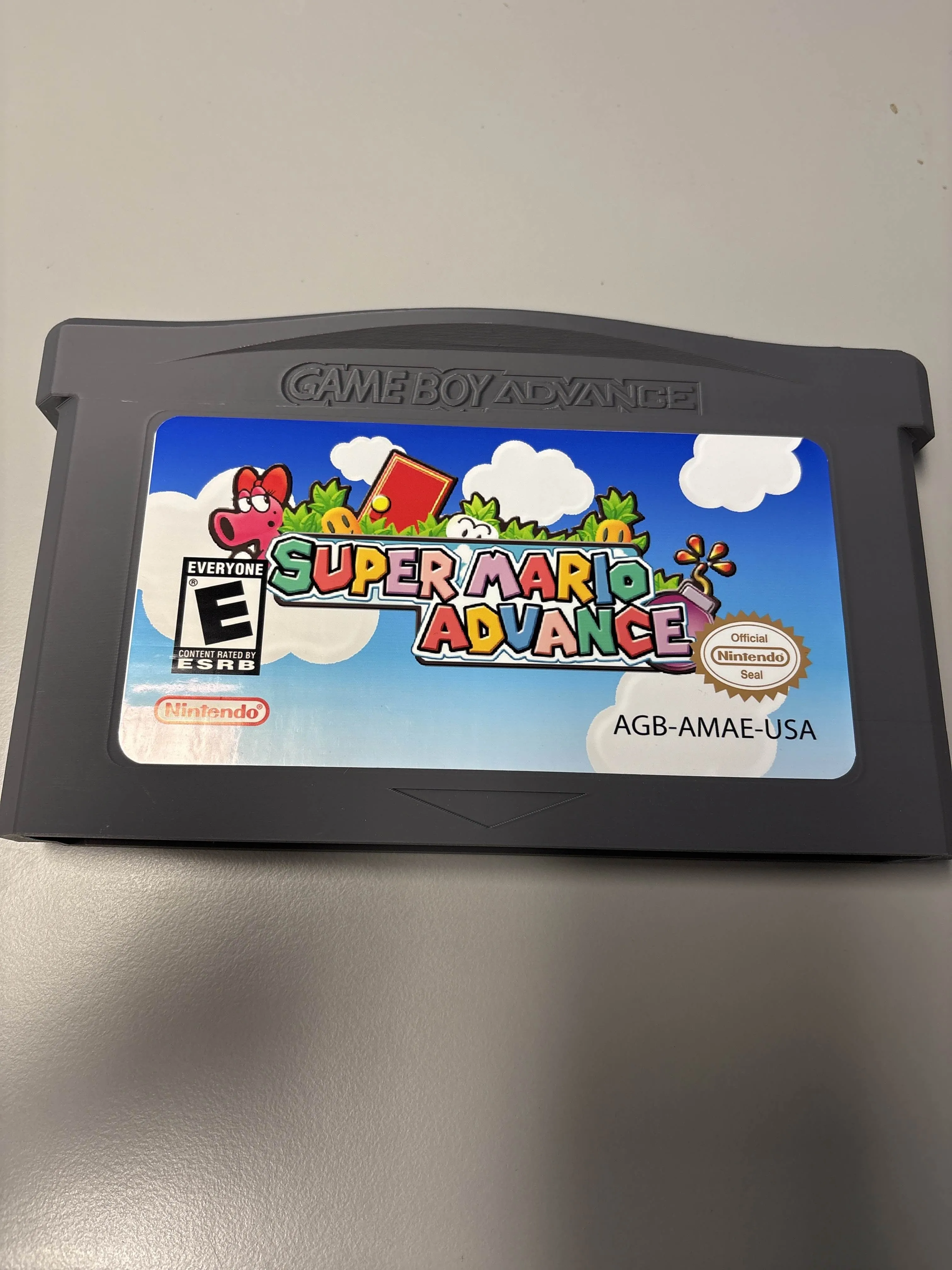 Product image for Super Mario Advance 3D Printed Cartridge Wall Art