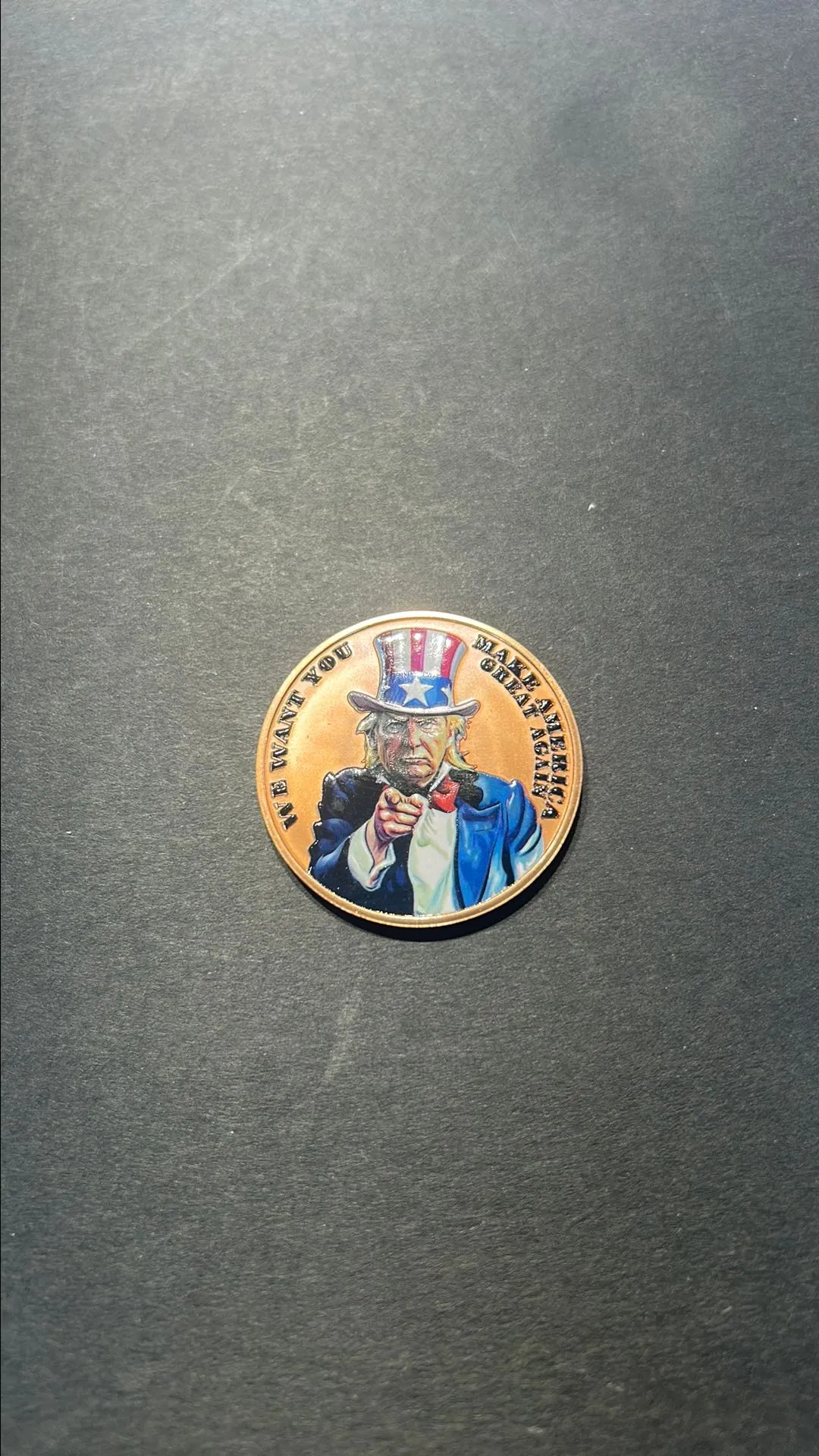 Product image for Uncle Trump 1 ounce .999 copper round