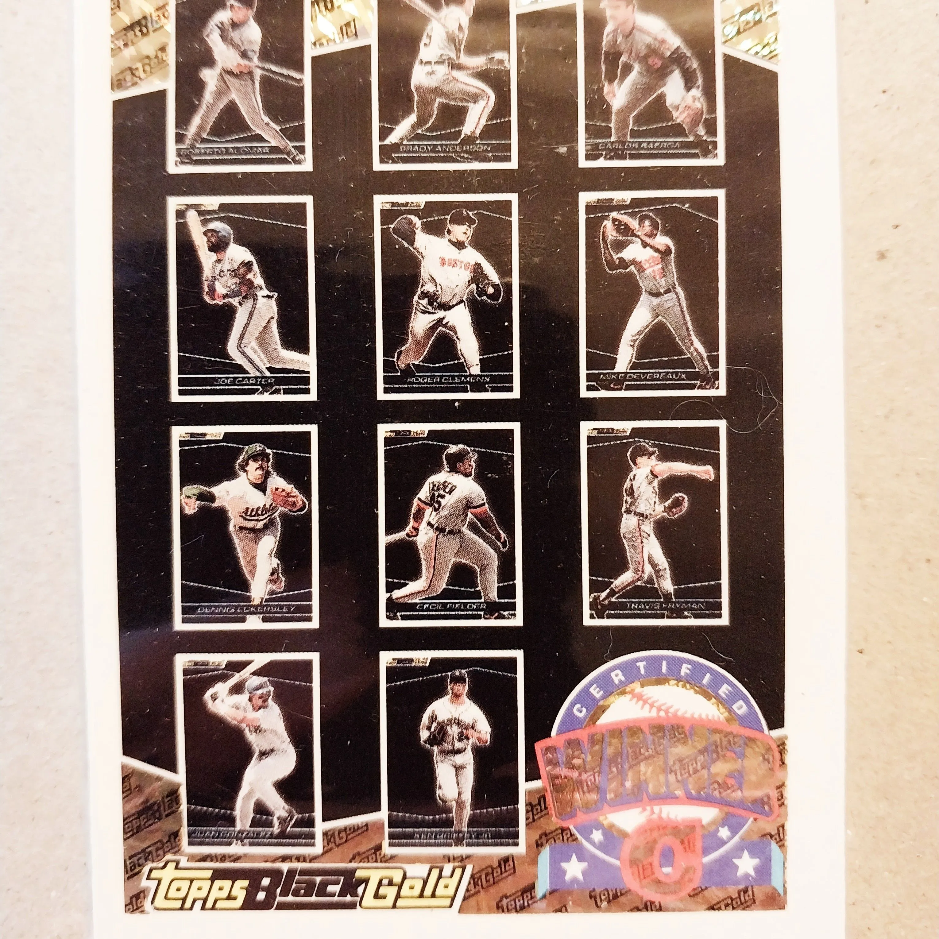 3 set lot-1993 Topps Black Gold Baseball Winner set A, set B, set C,  factory sealed rare!  Whatnot: Shop, Sell, Connect