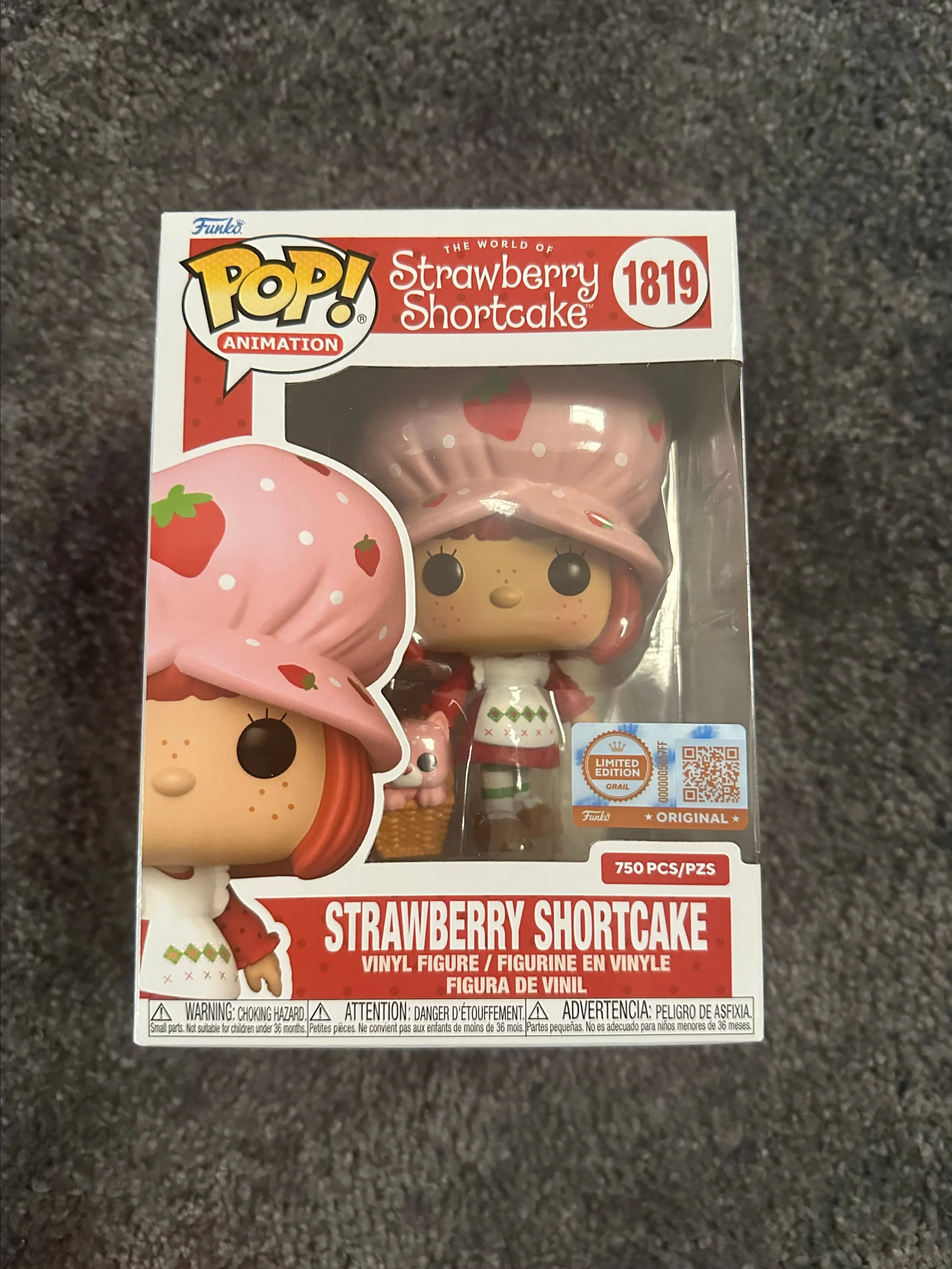 Product image for Funko Pop Strawberry Shortcake with Custard GRAIL (LE 750 Piece)