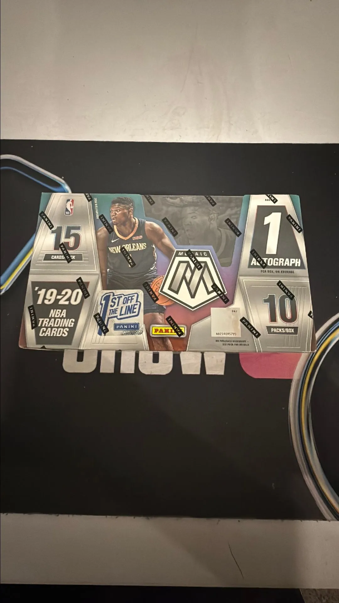 Product image for 2019 Panini Mosaic FOTL Basketball NBA Hobby Box Ja Zion RC's 1 Auto Per Box Sealed
