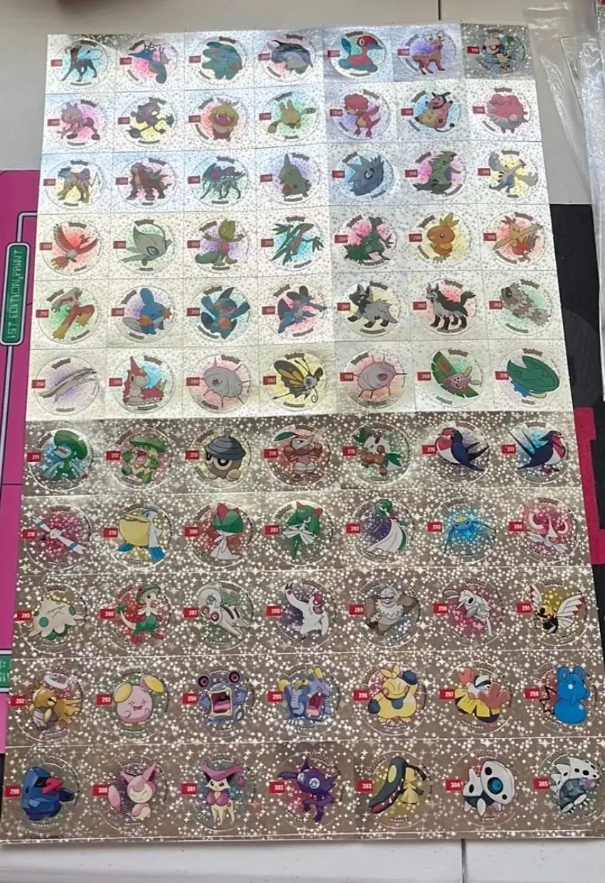Product image for Uncut Pokémon Taps Sheet