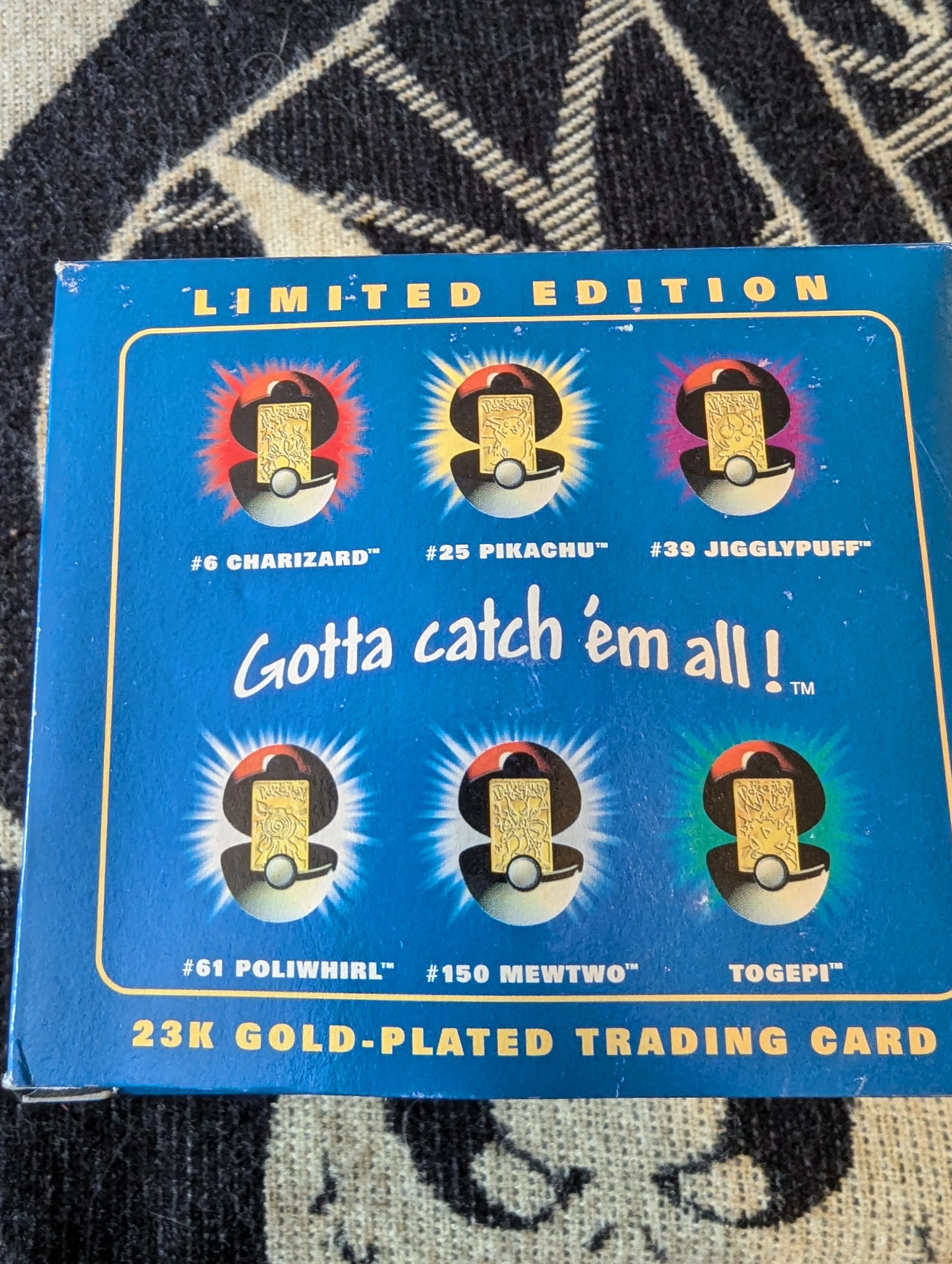 pokemon jigglypuff 23k gold-plated trading card by burger king Limited Edition 1999 Pokemon BK Jigglypuff Gold Card #39 – Dx Games & More main image 1