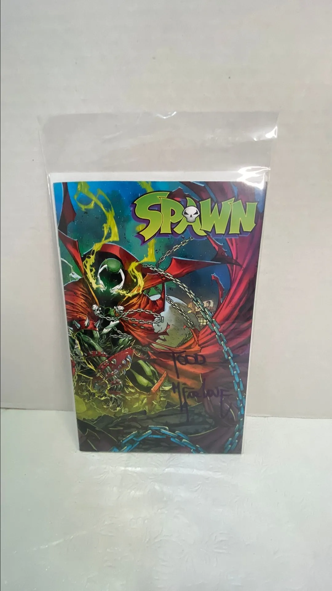 Product image for Spawn Comic Book signed by Todd McFarlane